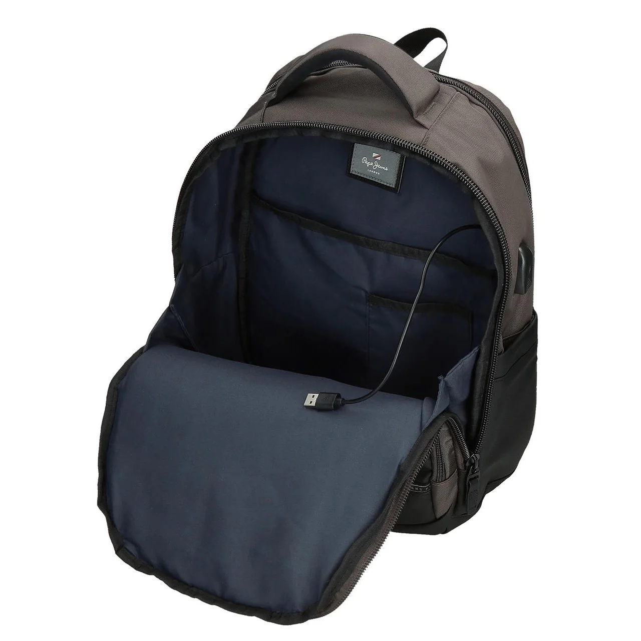 Mochila portaordenador 15,6" Pepe Jeans Stratford dos compartimentos adaptable - Image 6