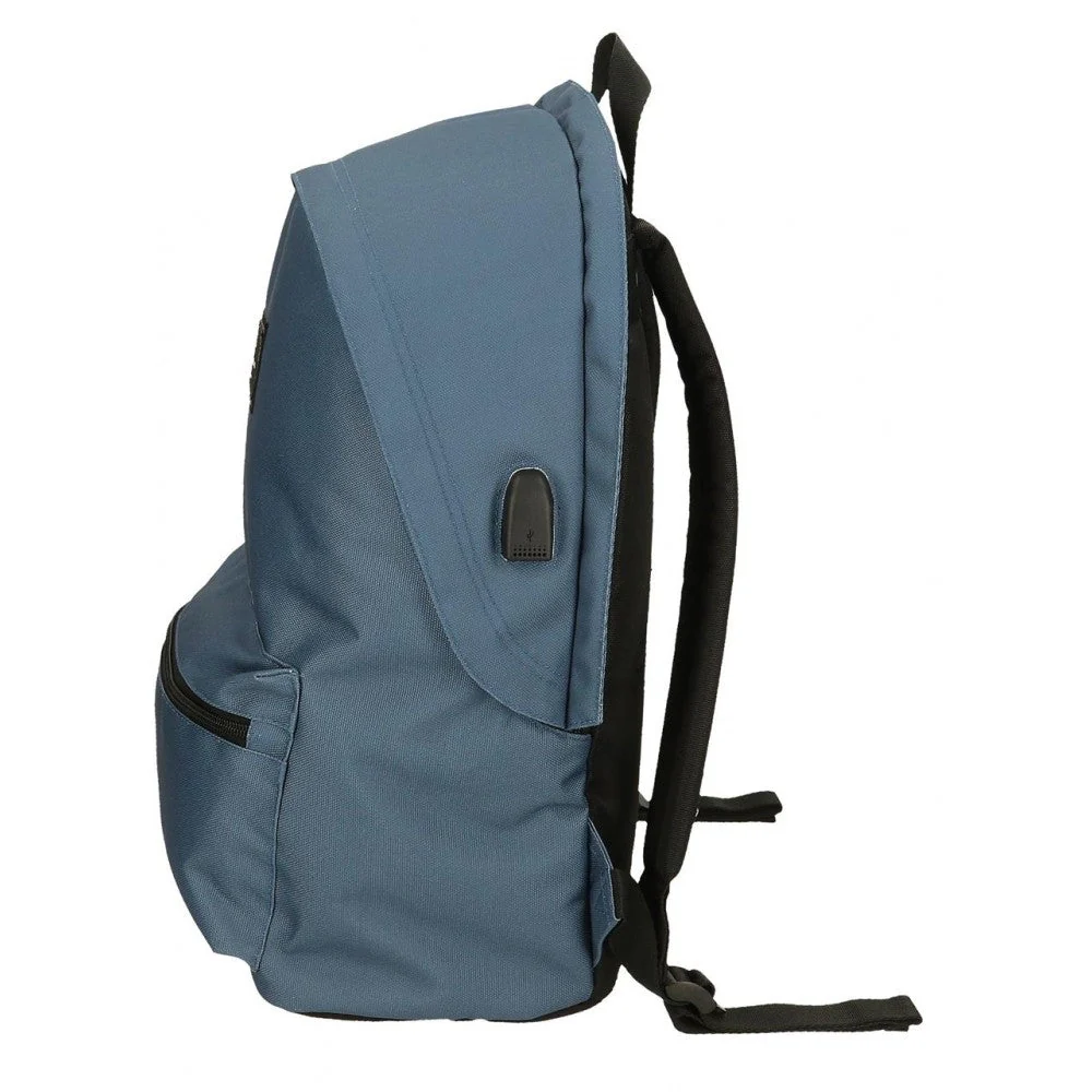 Mochila portaordenador dos compartimentos Pepe Jeans Aris Colorful Azul denim - Image 4