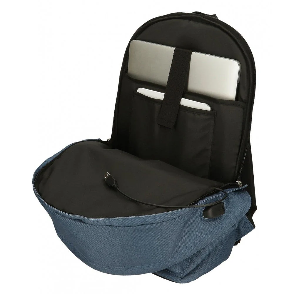 Mochila portaordenador dos compartimentos Pepe Jeans Aris Colorful Azul denim - Image 5