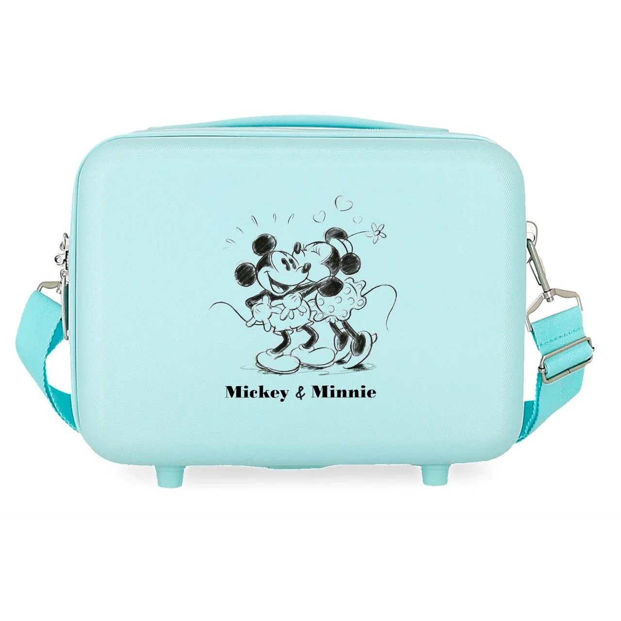NECESER ABS DISNEY MICKEY & MINNIE KISSES ADAPTABLE TURQUESA