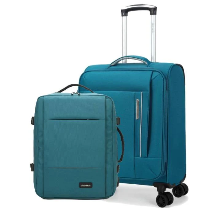 PACK GREENWICH MALETA CABINA ECO-RECYCLED TUNEZ 55CM + MOCHILA DE VIAJE HUGO - Image 17