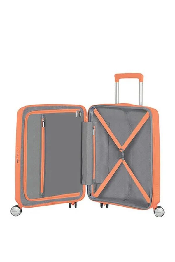 Pack Maleta Cabina SoundBox + Mochila Up Beat de American Tourister naranja - Image 3