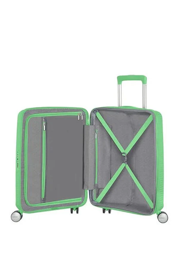 Pack Maleta Cabina SoundBox + Mochila Up Beat de American Tourister verde - Image 3