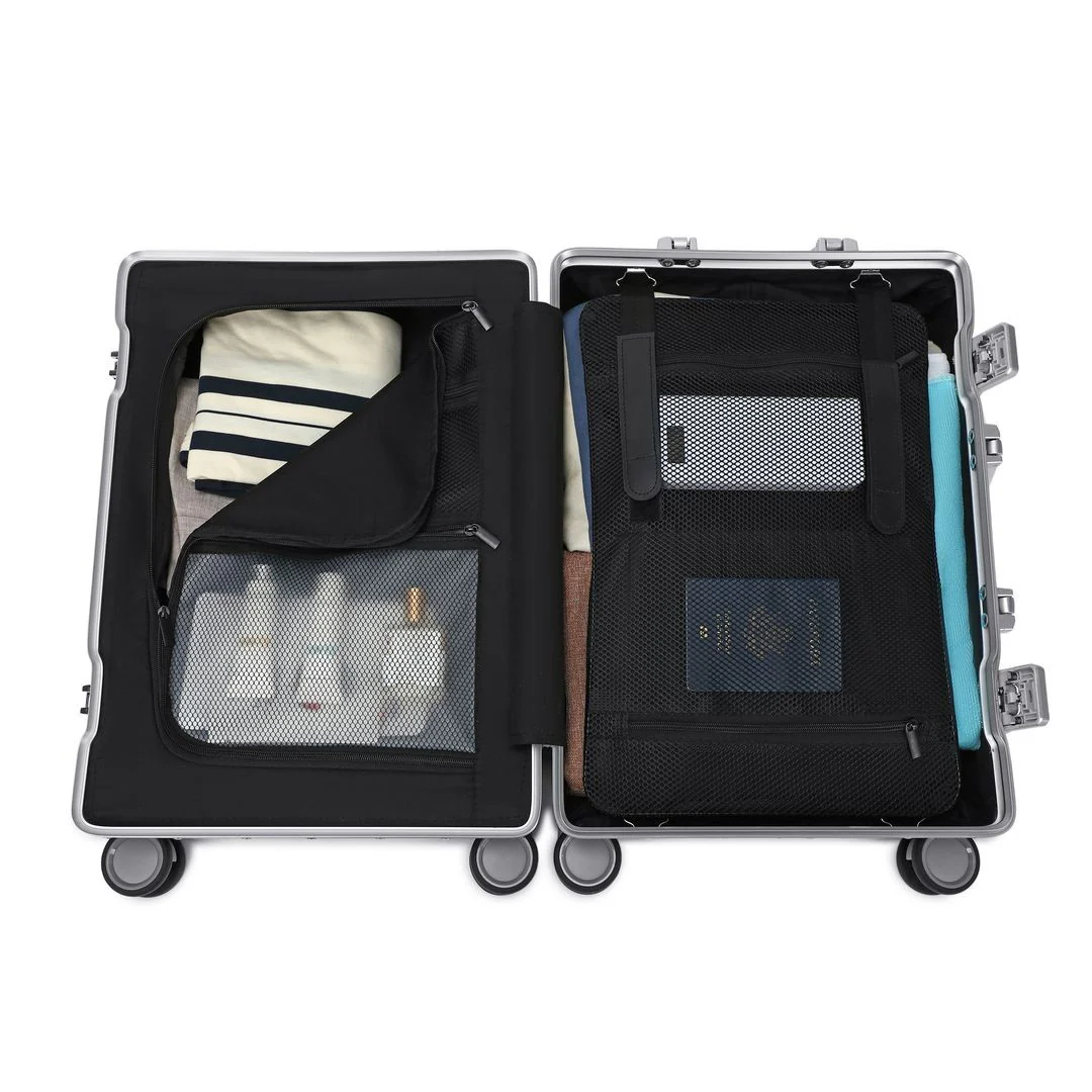 Pack maleta de cabina 100% aluminio NEW YORK + mochila impermeable NEWARK de GREENWICH - Image 7