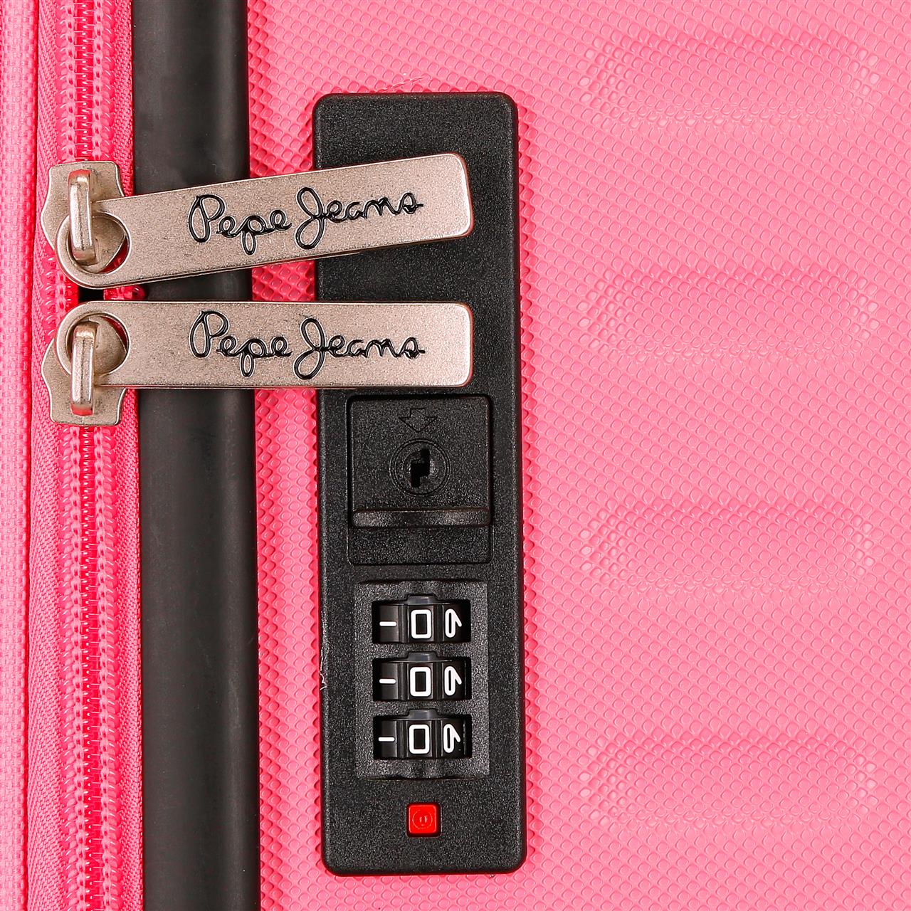6099142 TROLLEY ABS 55CM. 4R. PJL EVELYN FUCSIA - Image 2