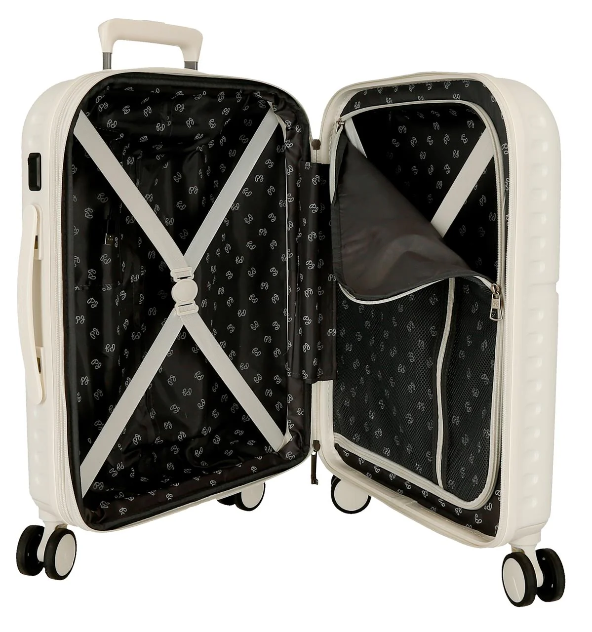 768862F TROLLEY ABS 55CM. C/EXP. 4R. PJL HIGHLIGHT BLANCO - Image 2