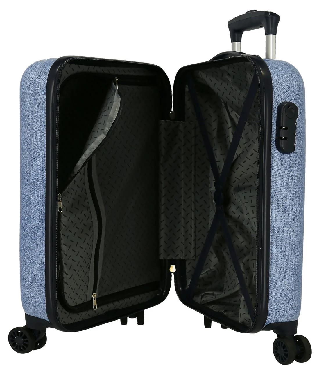 6821722 TROLLEY ABS 55CM. 4R. PJL NONI DENIM AZUL CLARO - Image 2