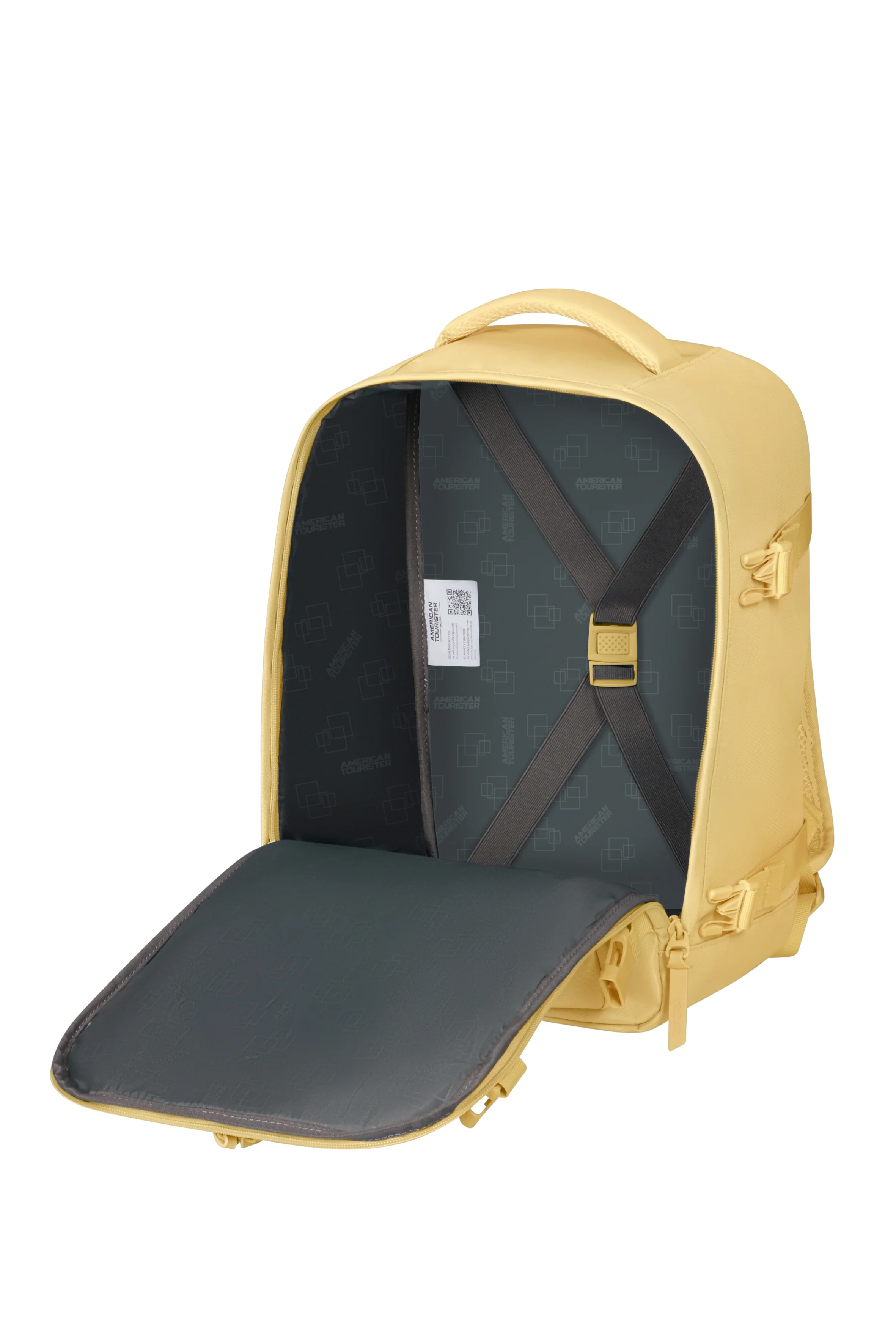 Pack Maleta Cabina SoundBox + Mochila Take2cabin de American Tourister - Amarillo pastel - Image 18