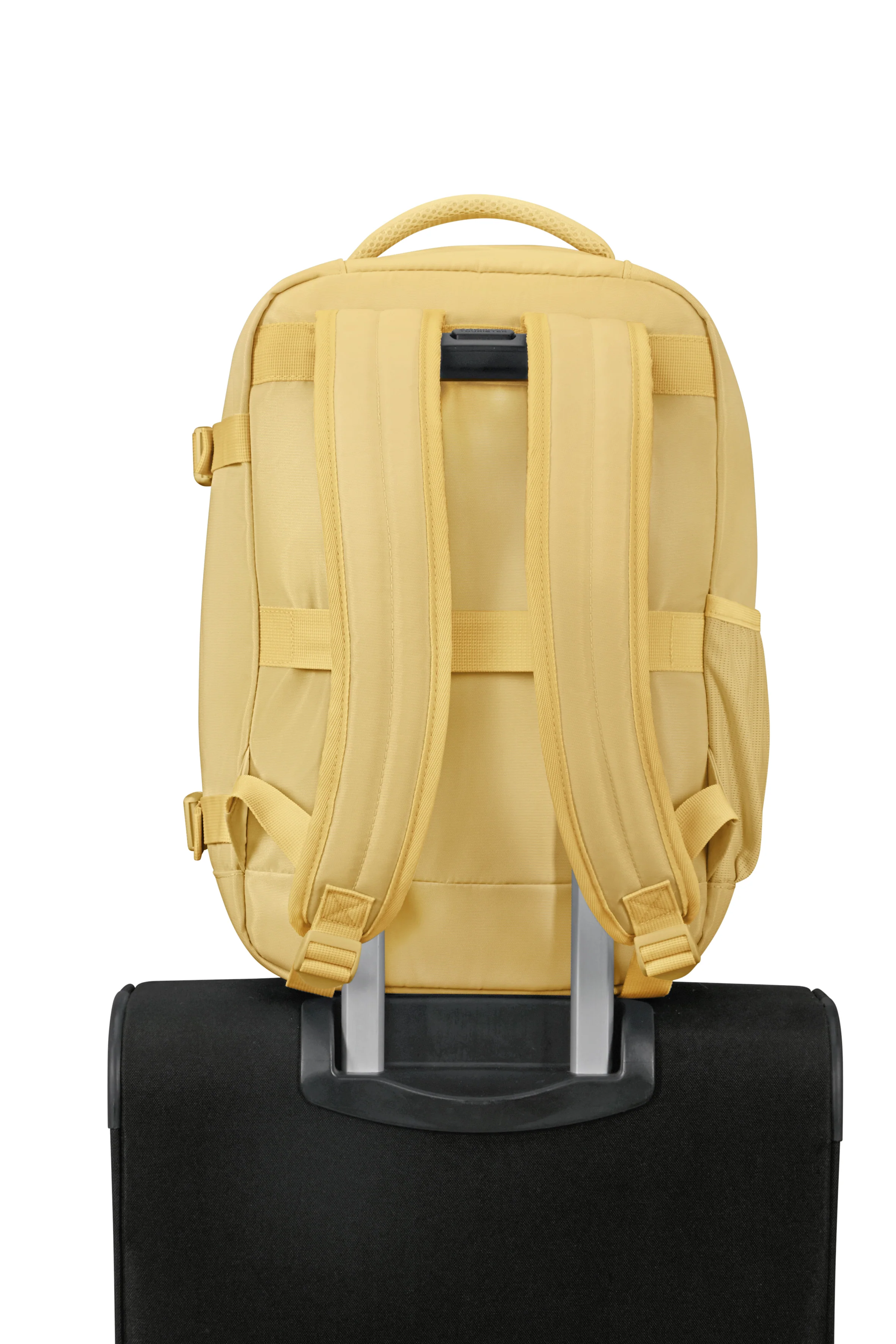Pack Maleta Cabina SoundBox + Mochila Take2cabin de American Tourister - Amarillo pastel - Image 23