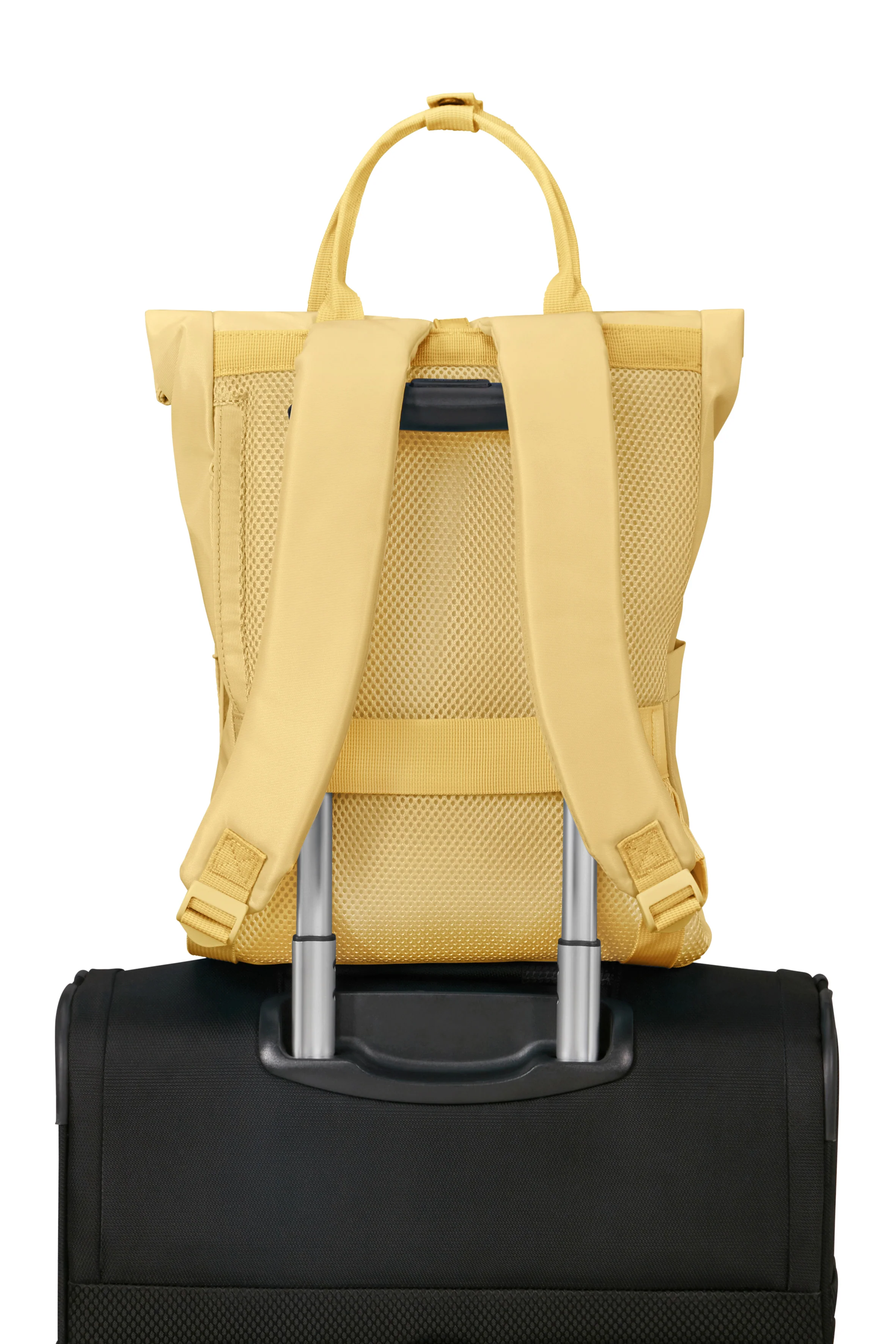 Pack Maleta mediana SoundBox + Mochila Urban groove de American Tourister - Amarillo pastel - Image 12