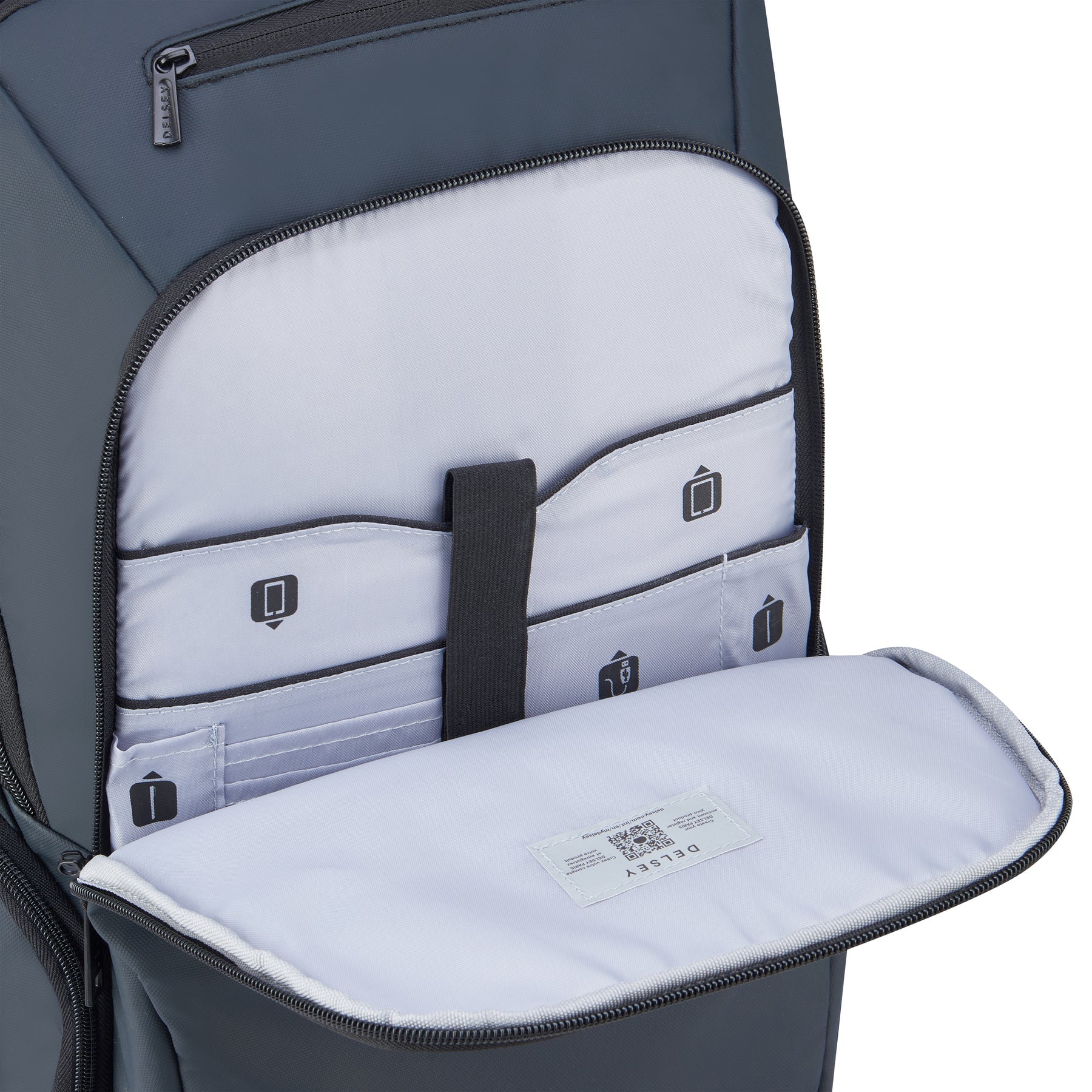 DELSEY PARVIS PLUS MOCHILA IMPERMEABLE 2 COMPARTIMENTOS 15.6" - PROTECCIÓN PC - Image 6