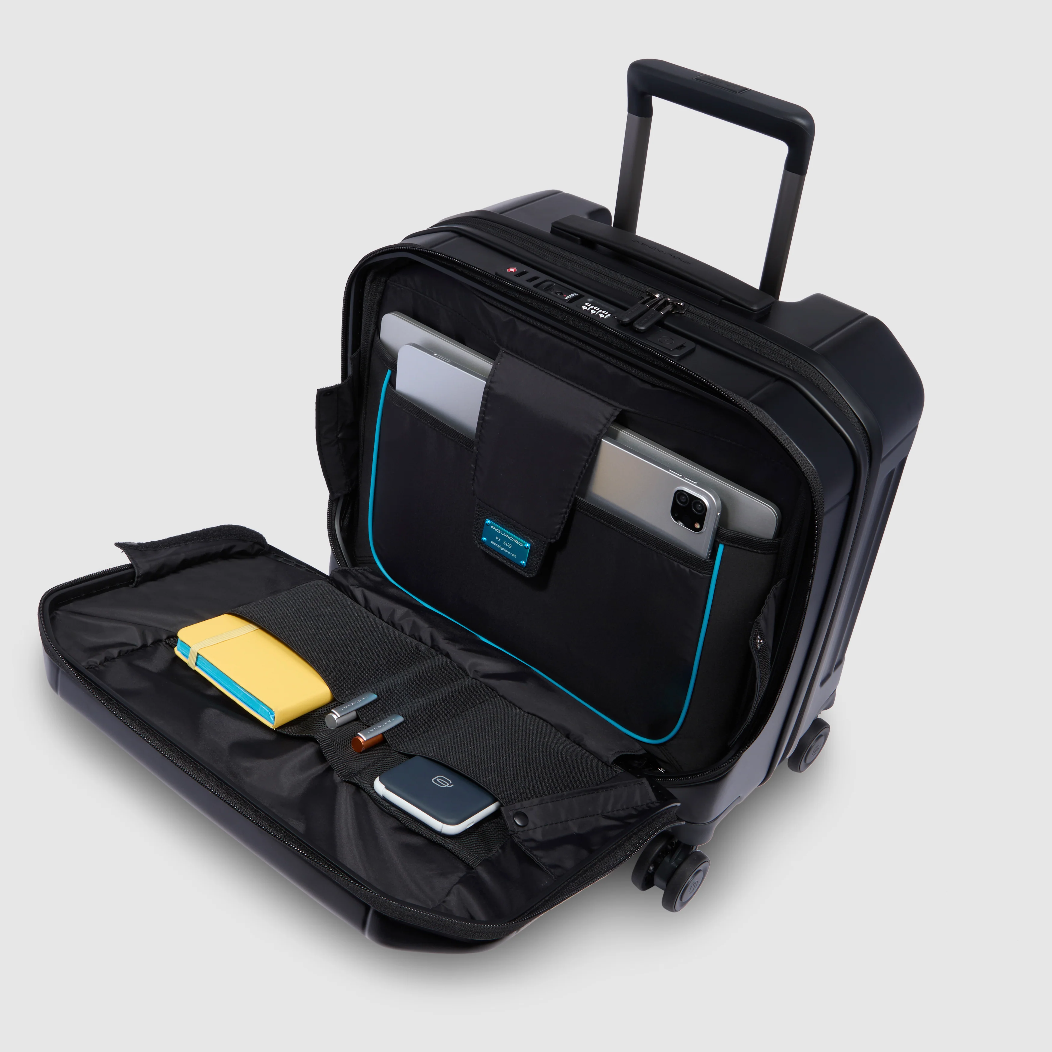 PIQUADRO TROLLEY PILOTO PQ LIGHT CON PORTA PC 15,6" - Image 5