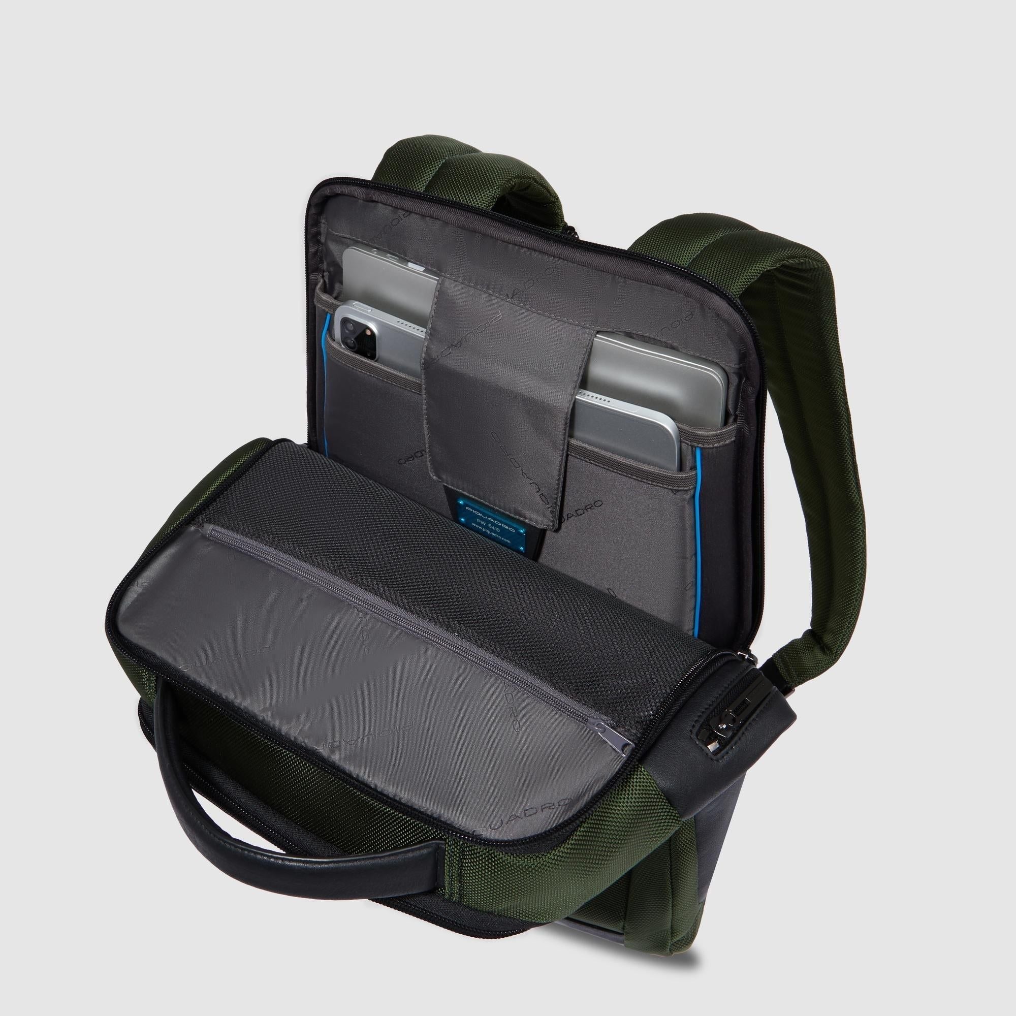 PIQUADRO MOCHILA PORTA ORDENADOR 15.6” Y PORTA IPAD® EN TEJIDO RECICLADO BRIEF 2 - Image 18