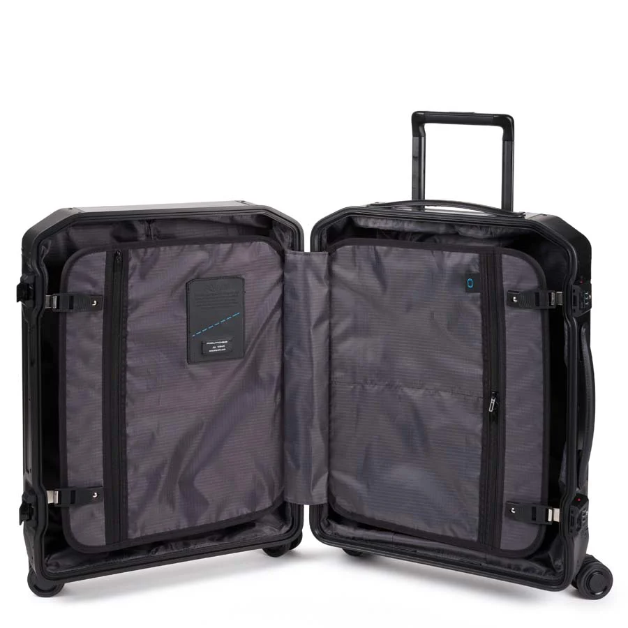 PIQUADRO TROLLEY RIGIDO DE CABINA 55CM PQ-ALU - COLLEZIONE ALUMINIO - Image 11