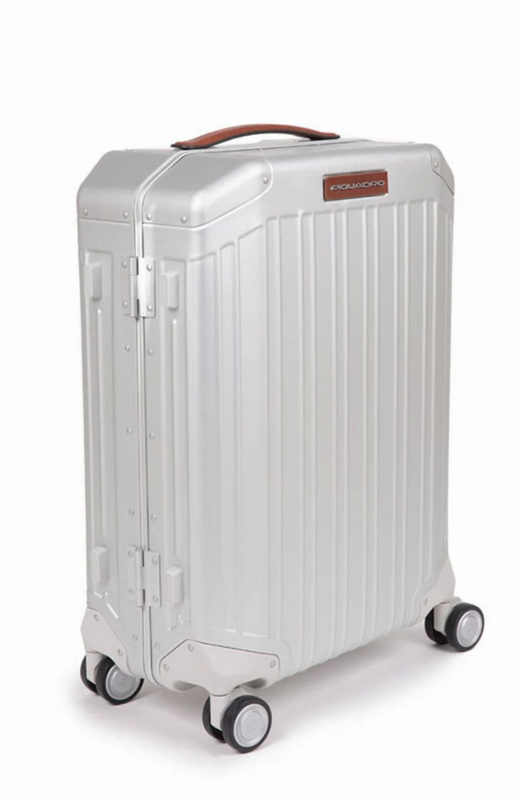PIQUADRO TROLLEY RIGIDO DE CABINA 55CM PQ-ALU - COLLEZIONE ALUMINIO - Image 3