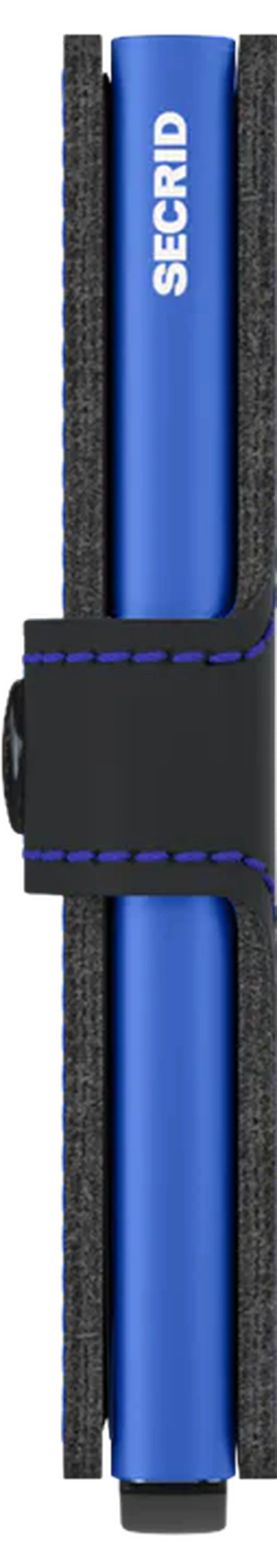 Secrid MiniWallet Matte Black & Blue - Image 4