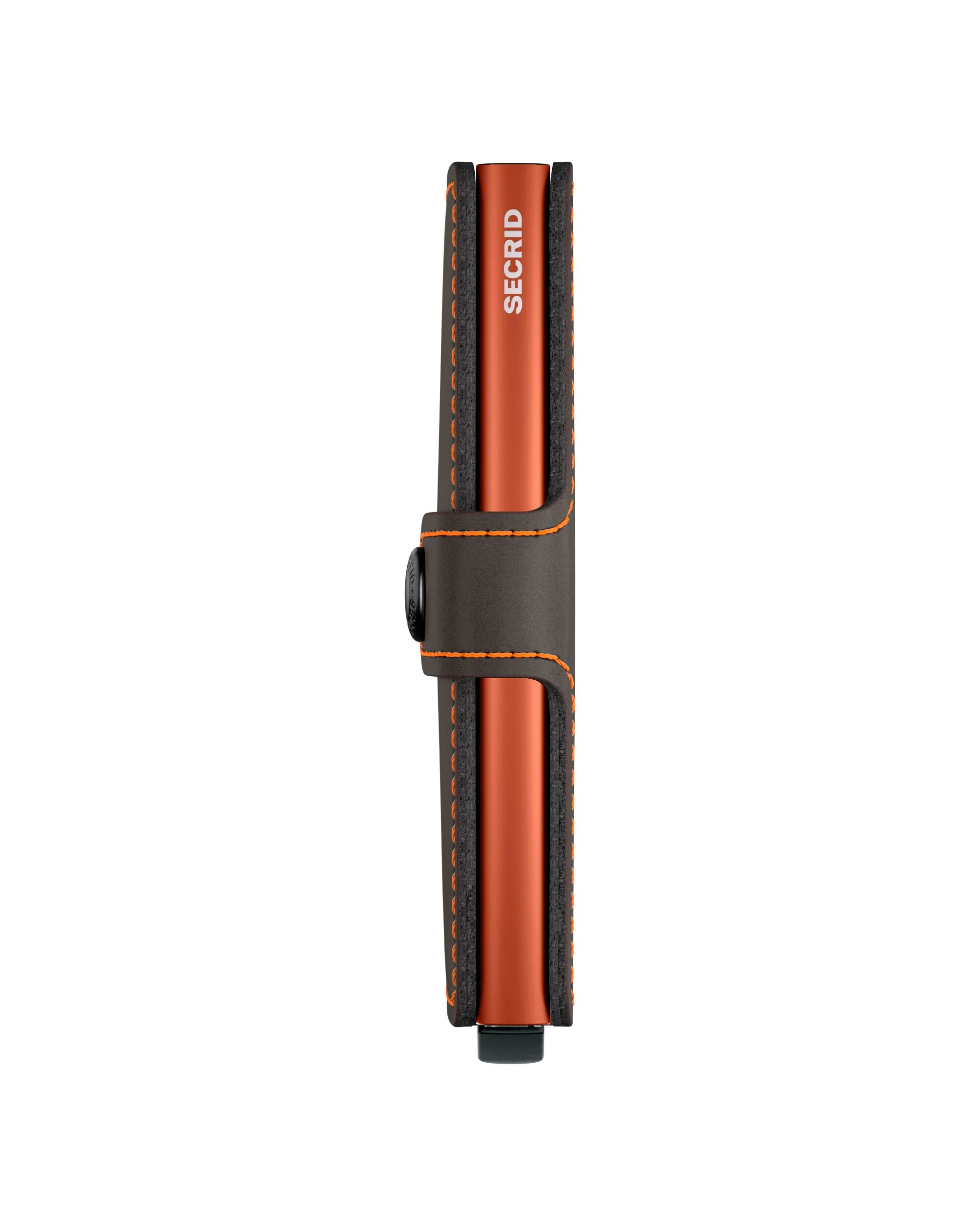Secrid MiniWallet Matte Truffle & Orange - Image 4
