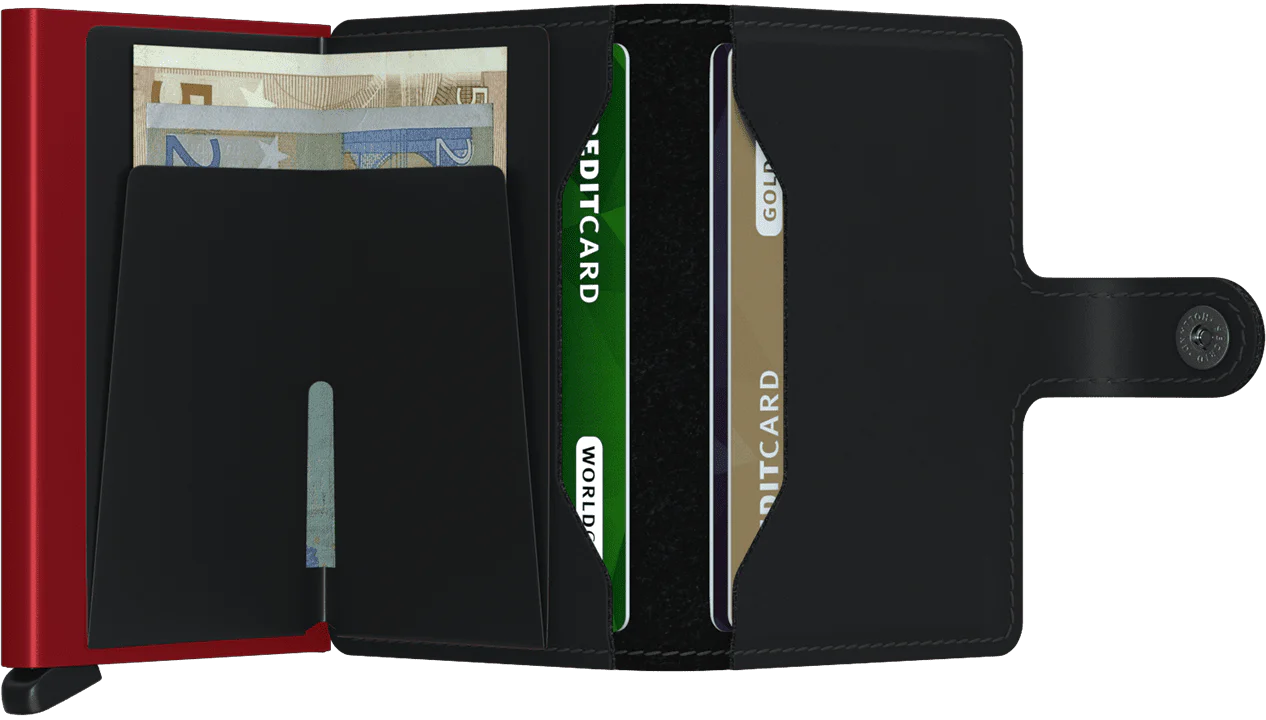 Secrid MiniWallet Matte Black&Red - Image 3