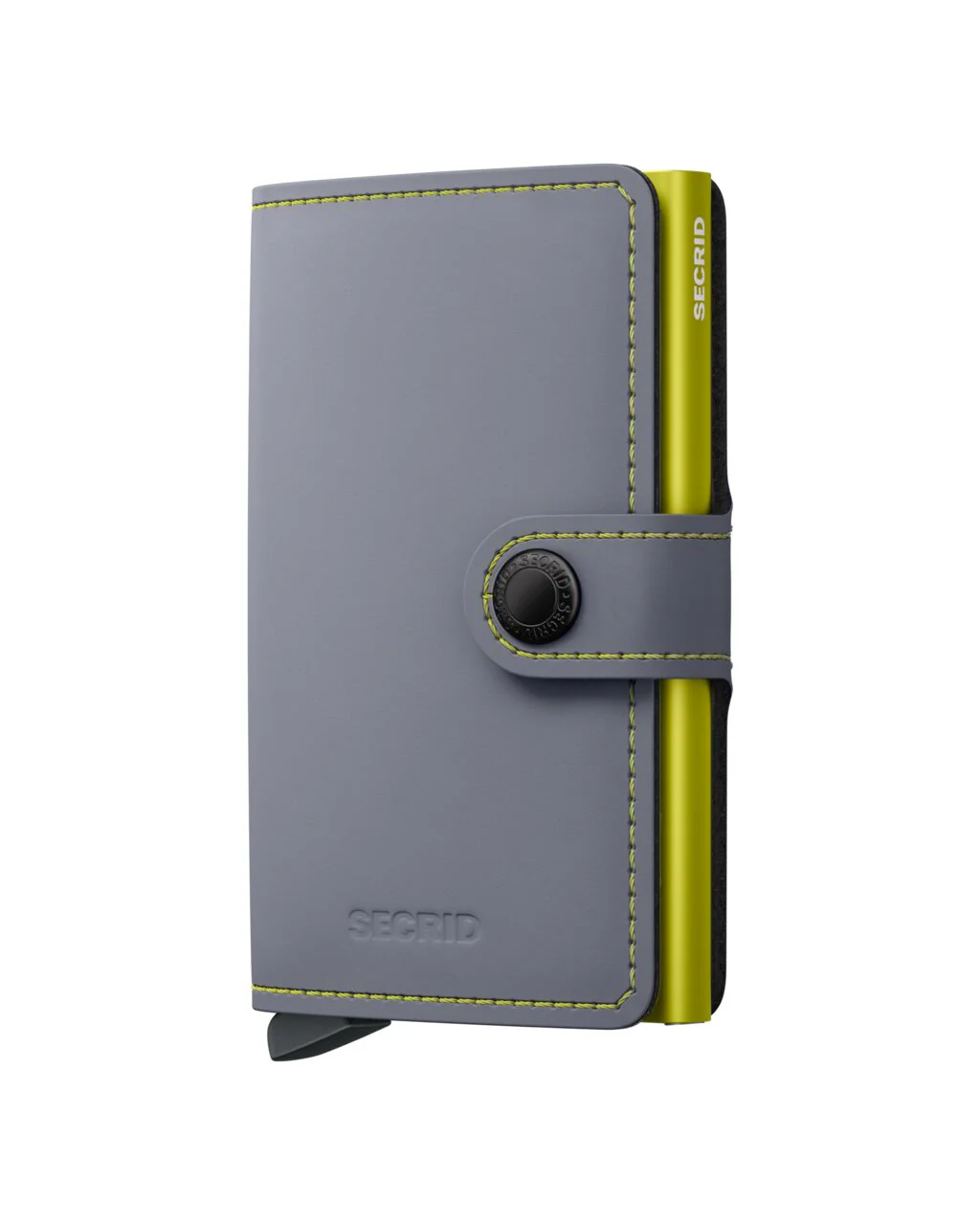 Secrid MiniWallet Matte Grey & Lime - Image 2