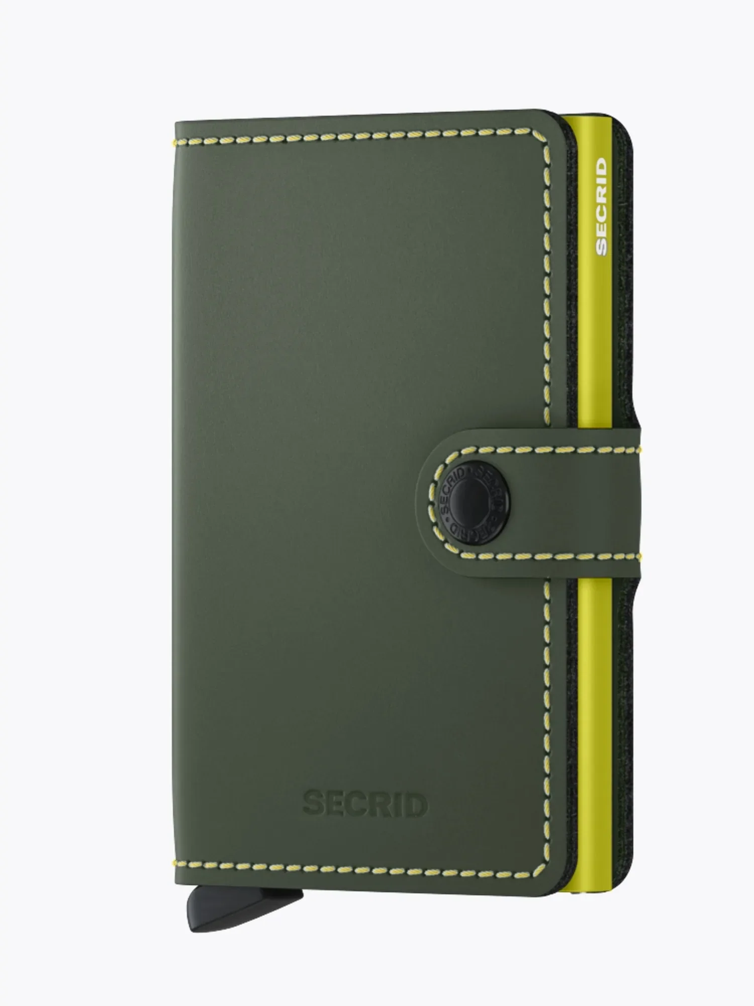 Secrid MiniWallet Matte Grey & Lime - Image 7