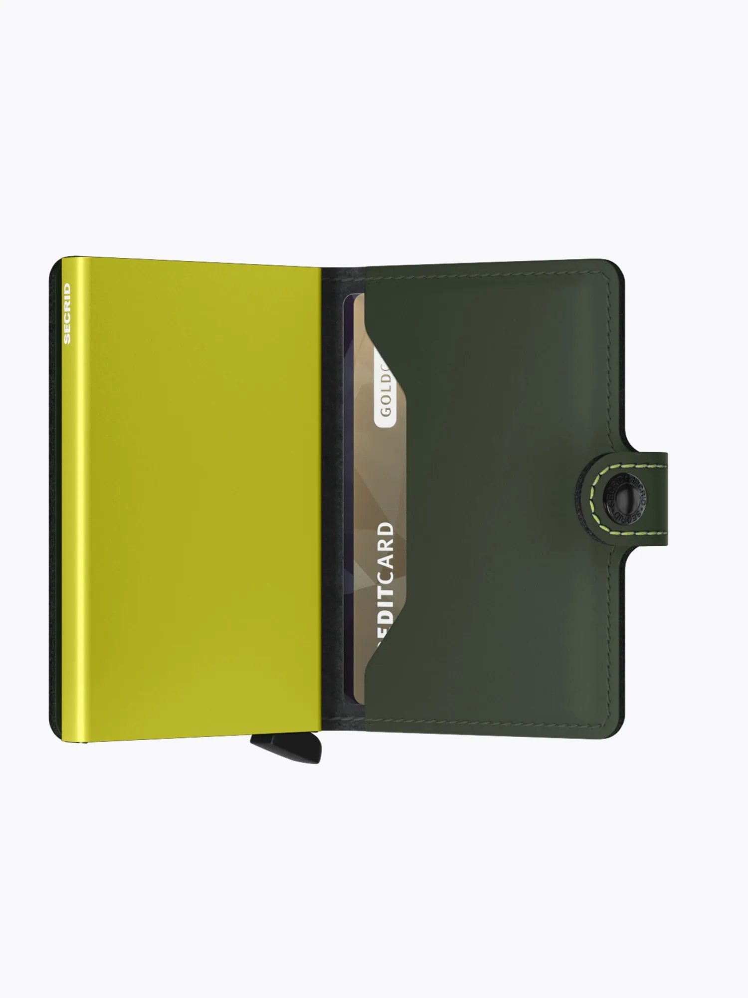 Secrid MiniWallet Matte Grey & Lime - Image 8