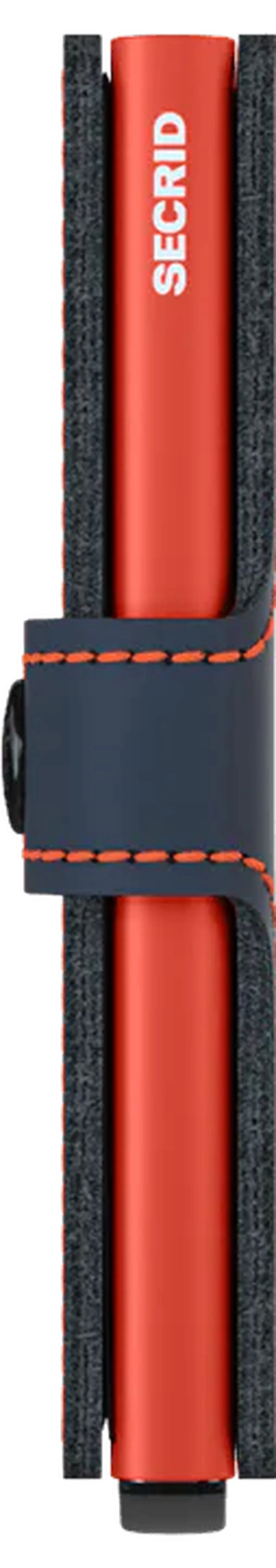 Secrid MiniWallet Matte Nightblue & Orange - Image 4