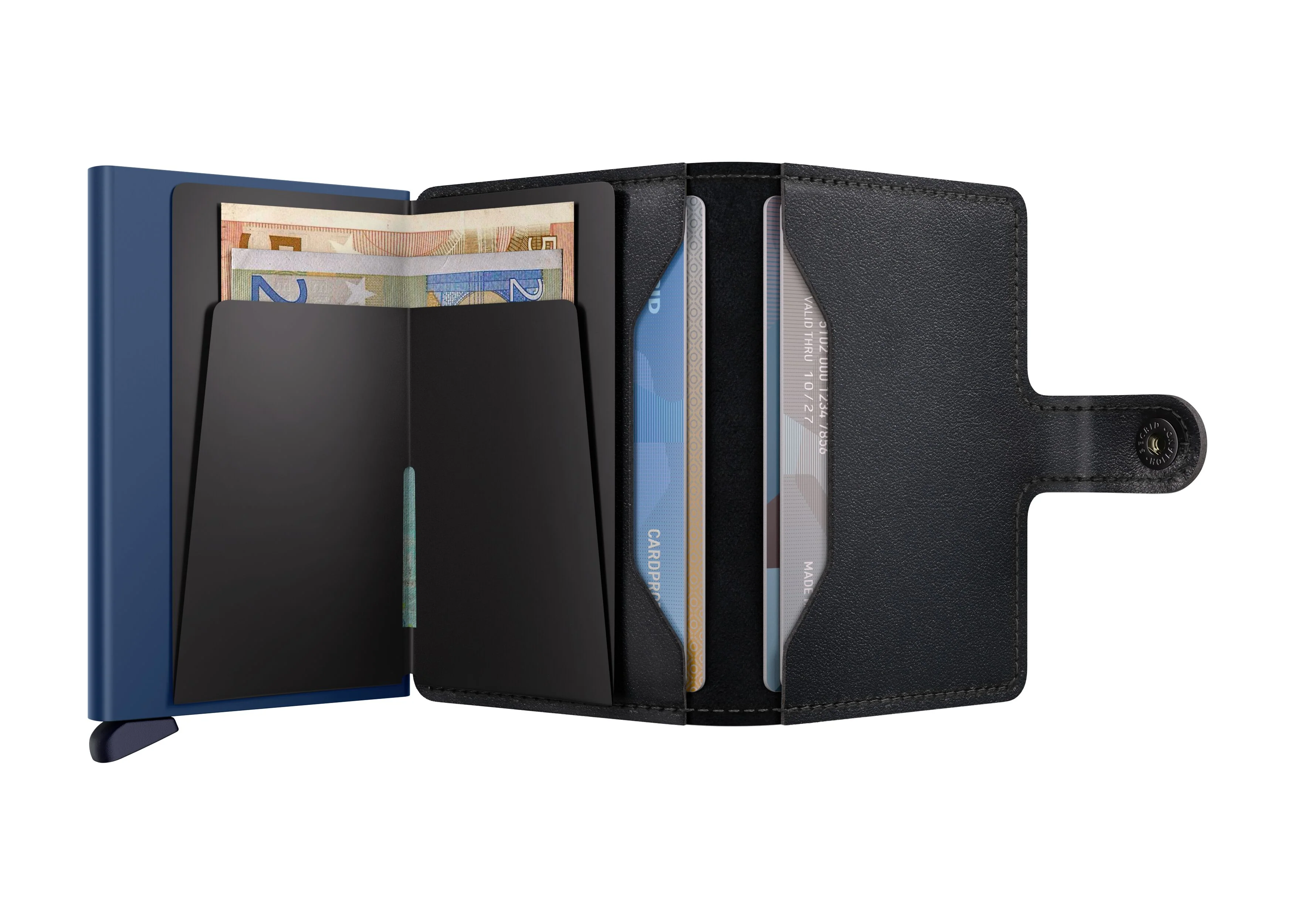 Secrid Miniwallet Original Black-Navy - Image 4