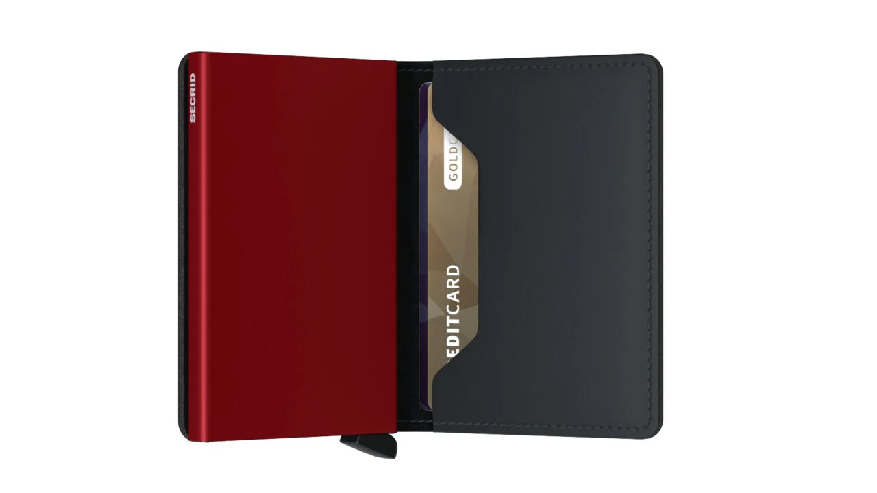 SECRID SLIMWALLET MATTE BLACK & RED - Image 3