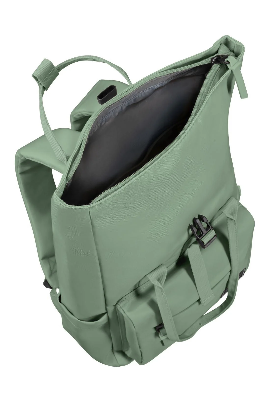 SET AMERICAN TOURISTER MALETA DE CABINA NOVASTREAM SMART Y MOCHILA URBAN GROOVE UG16 Verde - Image 9