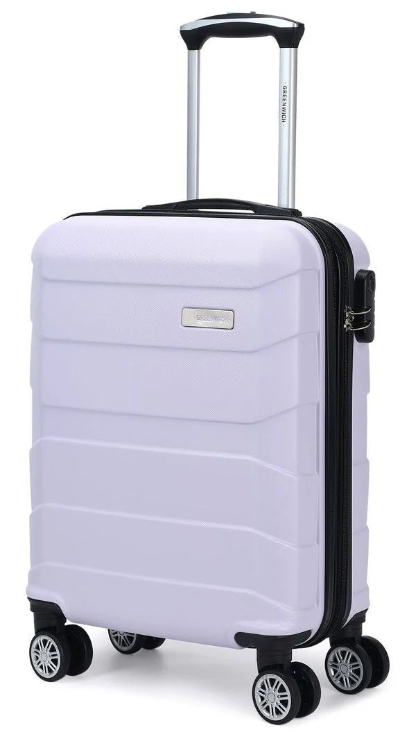 SET DE GREENWICH MALETA DE CABINA EXTENSIBLE BUDAPEST Y BOLSA DE VIAJE BUFON Lila - Image 2