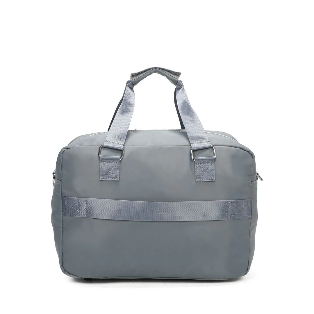 SET DE GREENWICH MALETA DE CABINA EXTENSIBLE BUDAPEST Y BOLSA DE VIAJE BUFON Gris - Image 6