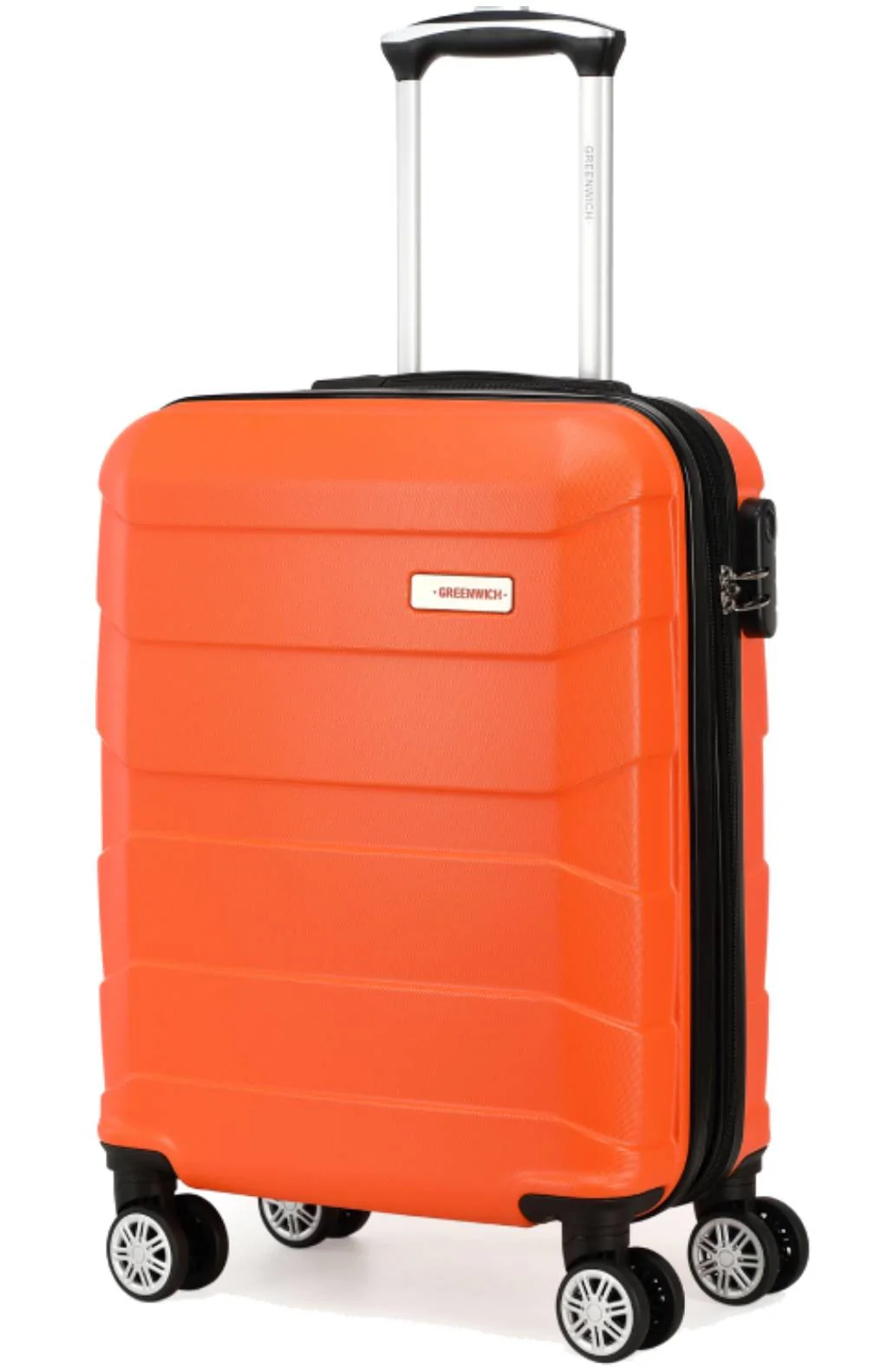 SET DE GREENWICH MALETA DE CABINA EXTENSIBLE BUDAPEST Y BOLSA DE VIAJE BUFON Naranja - Image 2