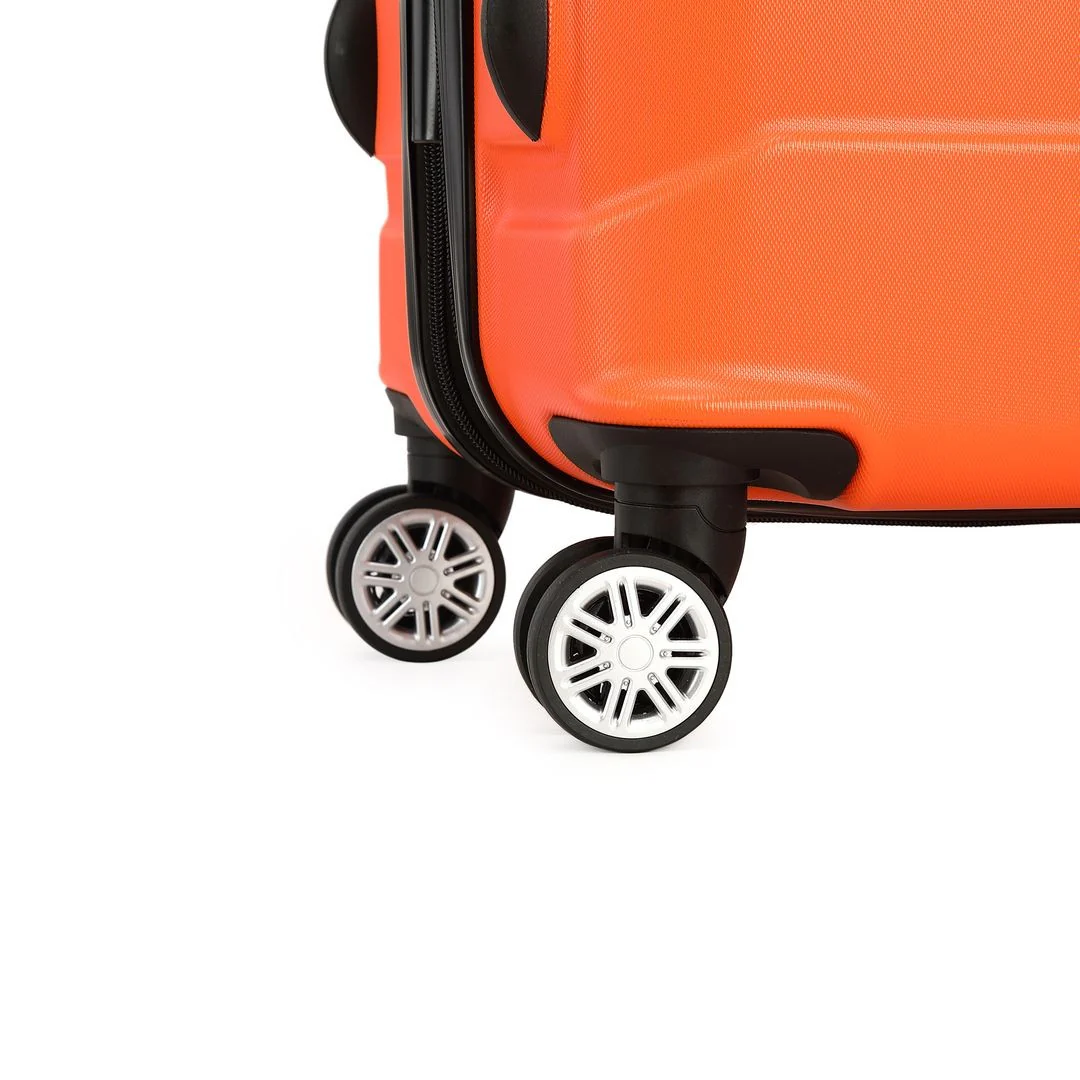SET DE GREENWICH MALETA DE CABINA EXTENSIBLE BUDAPEST Y BOLSA DE VIAJE BUFON Naranja - Image 8