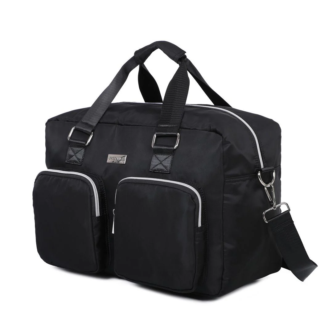 SET DE GREENWICH MALETA DE CABINA NAIROBI Y BOLSA DE VIAJE BUFON Negro - Image 3