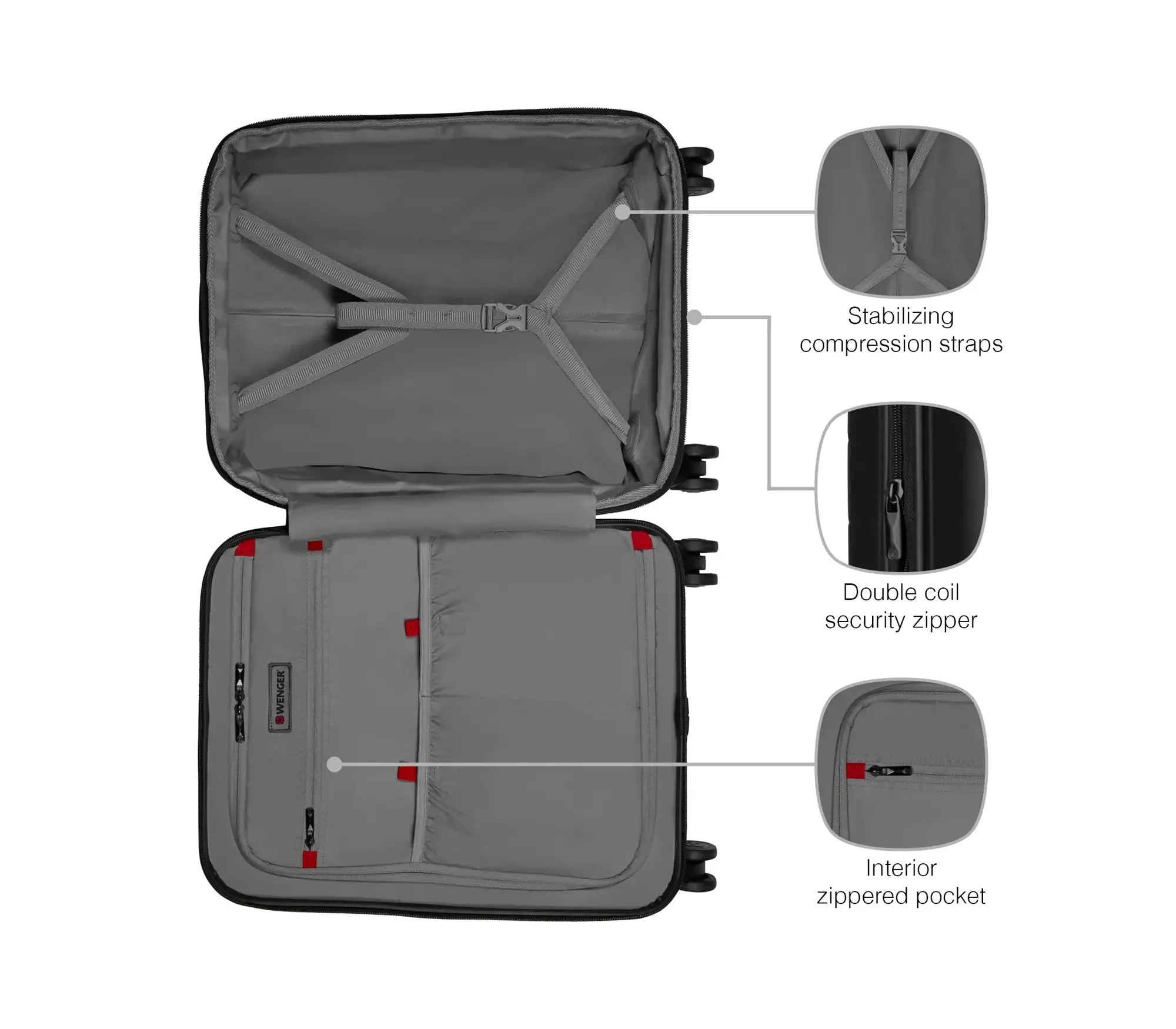 WENGER SYNTRY Maleta de cabina con compartimento para PC 55cm - Image 9