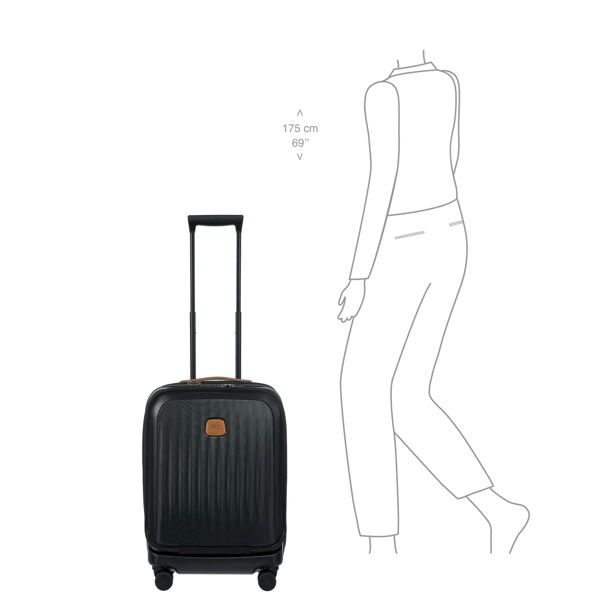 BRIC´S TAORMINA TROLLEY DE CABINA EXTENSIBLE CON BOLSILLO PARA PC 55CM - Image 10