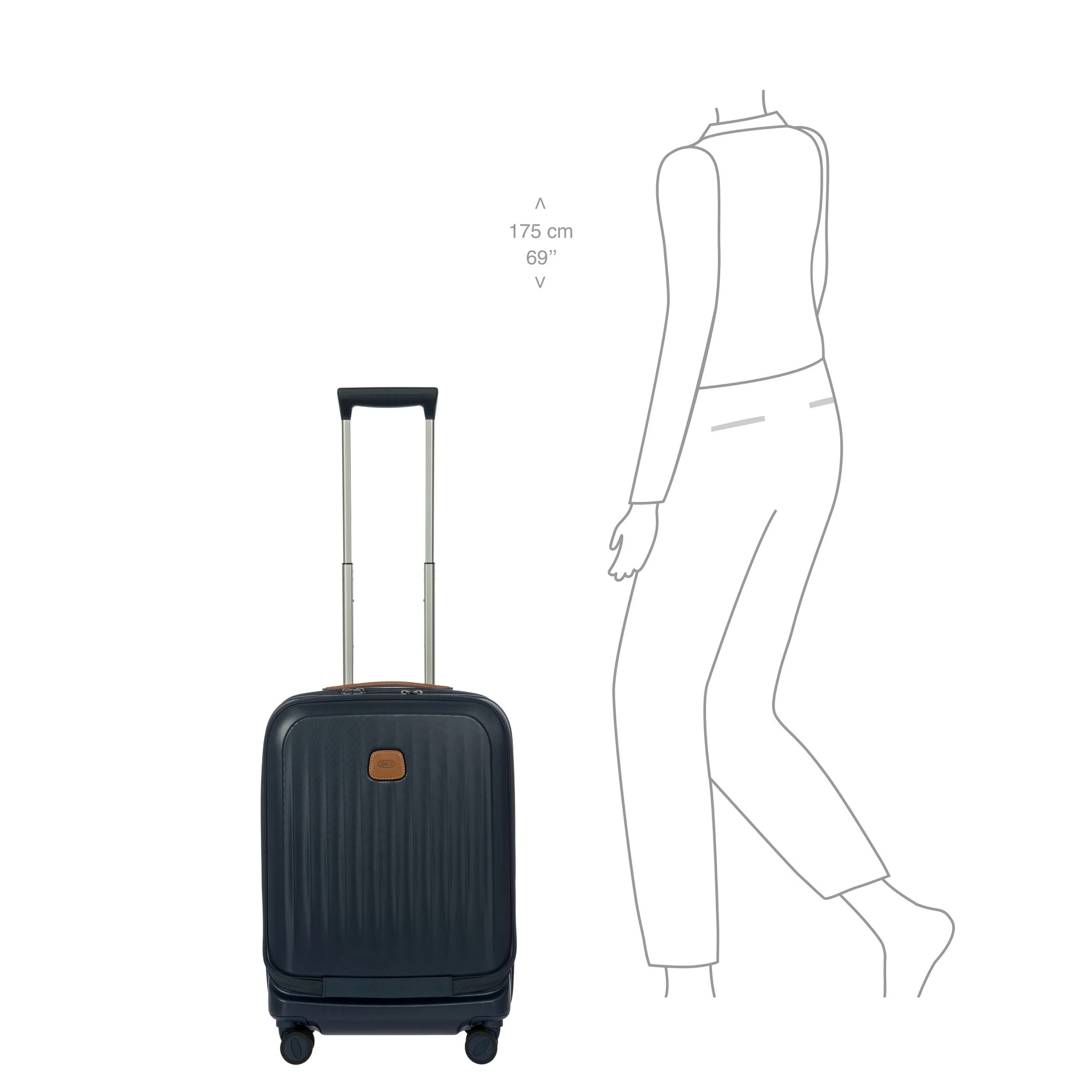 BRIC´S TAORMINA TROLLEY DE CABINA EXTENSIBLE CON BOLSILLO PARA PC 55CM - Image 21