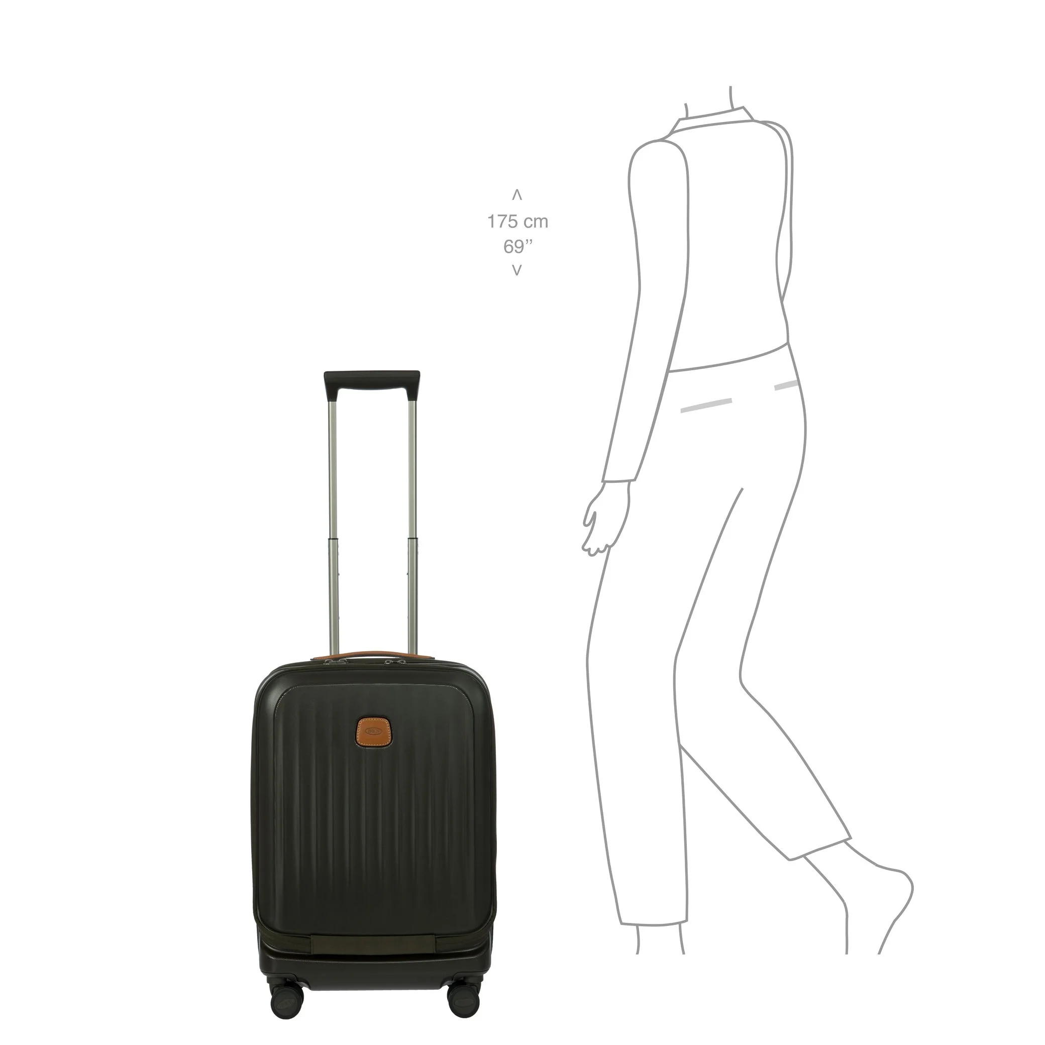 BRIC´S TAORMINA TROLLEY DE CABINA EXTENSIBLE CON BOLSILLO PARA PC 55CM - Image 32