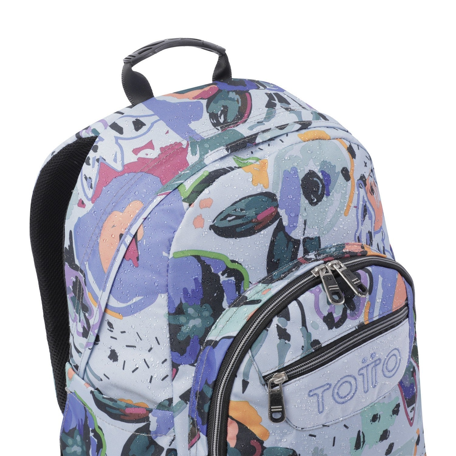 TOTTO Mochila escolar - Acuareles - 4H1 Lienzo Floral - Image 8