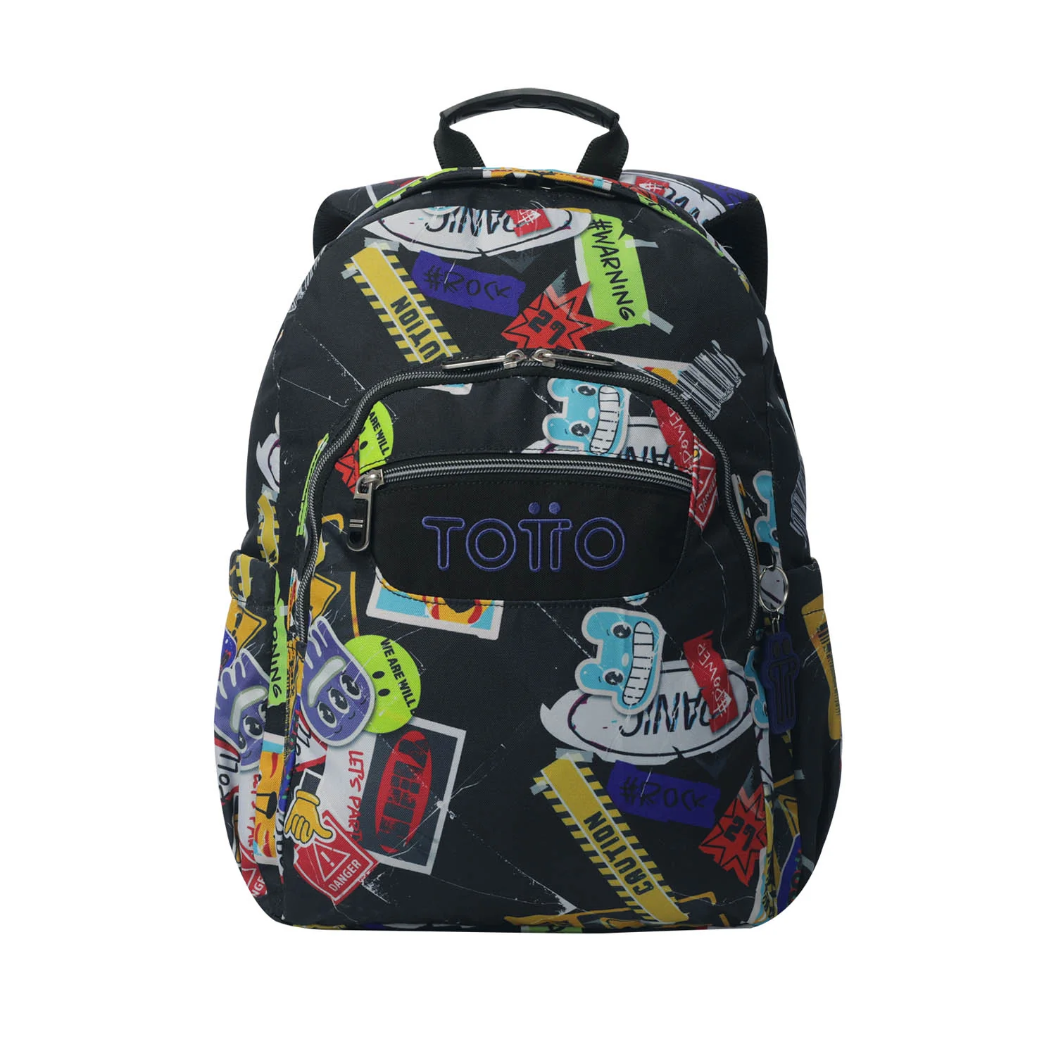 TOTTO Mochila escolar adaptable a carro Sticky 8C5- Acuareles