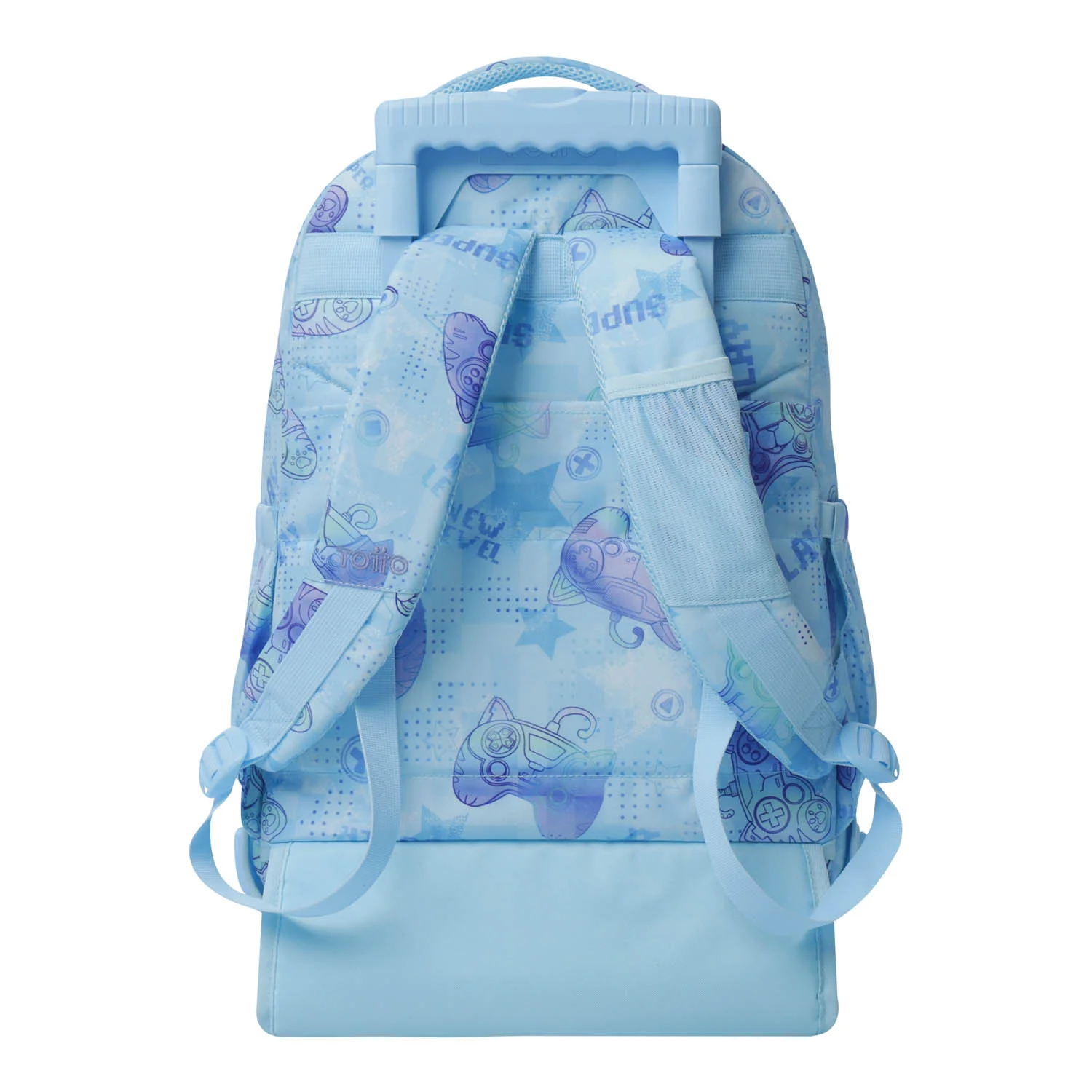 TOTTO Mochila escolar con ruedas Renglones - 1FY Polar - Image 4