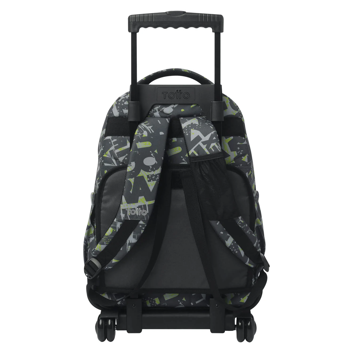 TOTTO Mochila escolar con ruedas  Renglones- 7YJ Texgrunge - Image 4