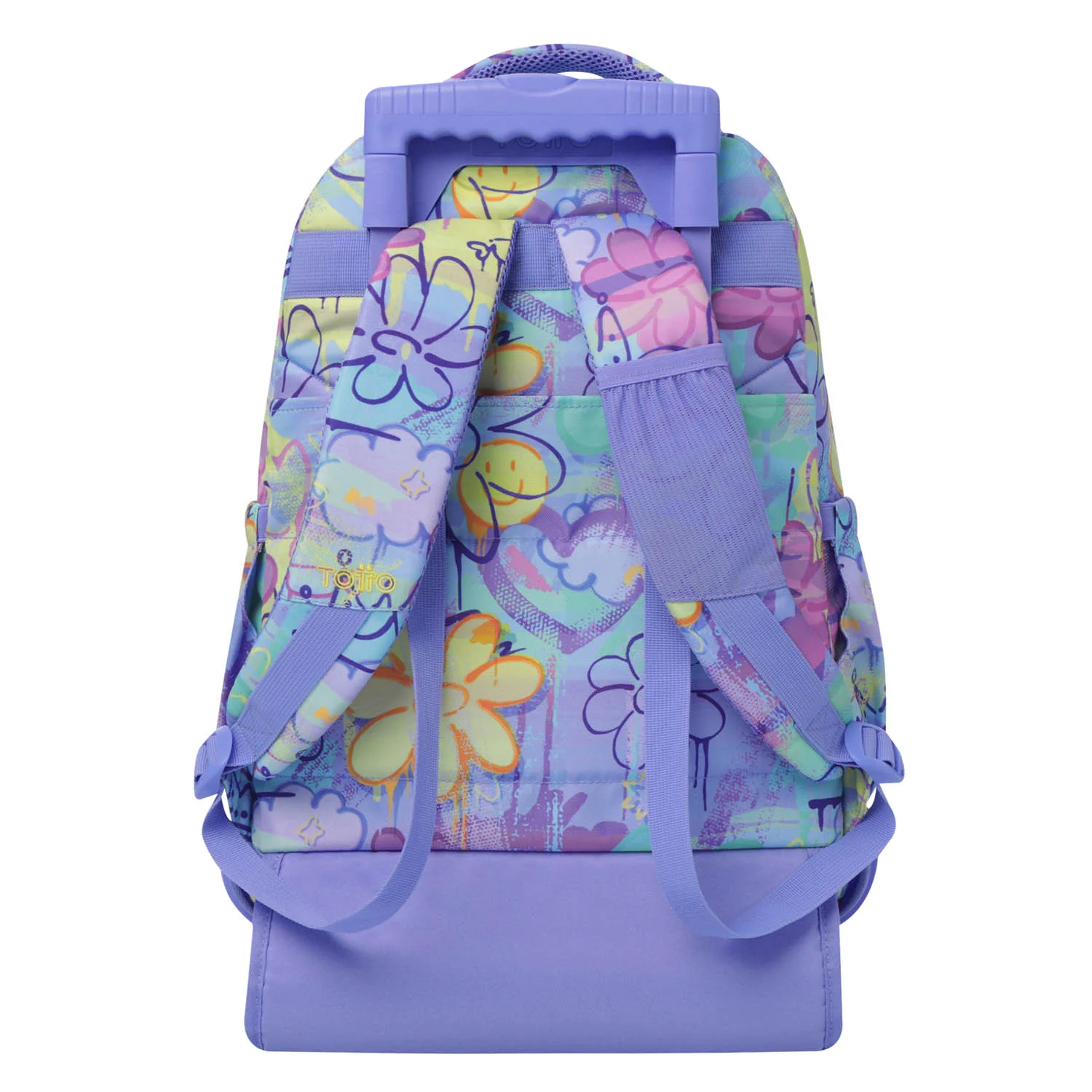 TOTTO Mochila escolar con ruedas  Renglones - 5Q8 Grafily - Image 3