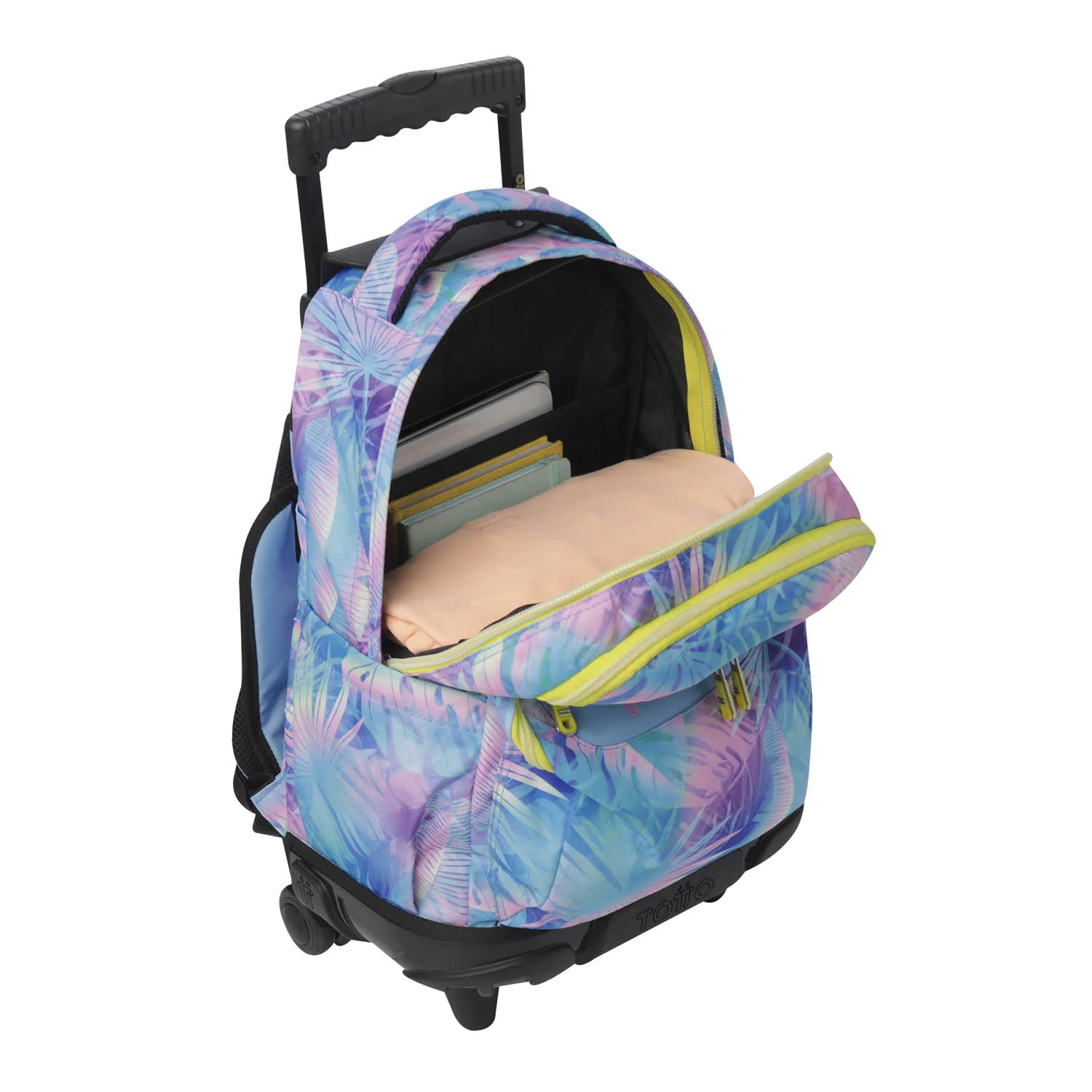 TOTTO Mochila escolar con ruedas Renglones - 0FB Prisma - Image 6