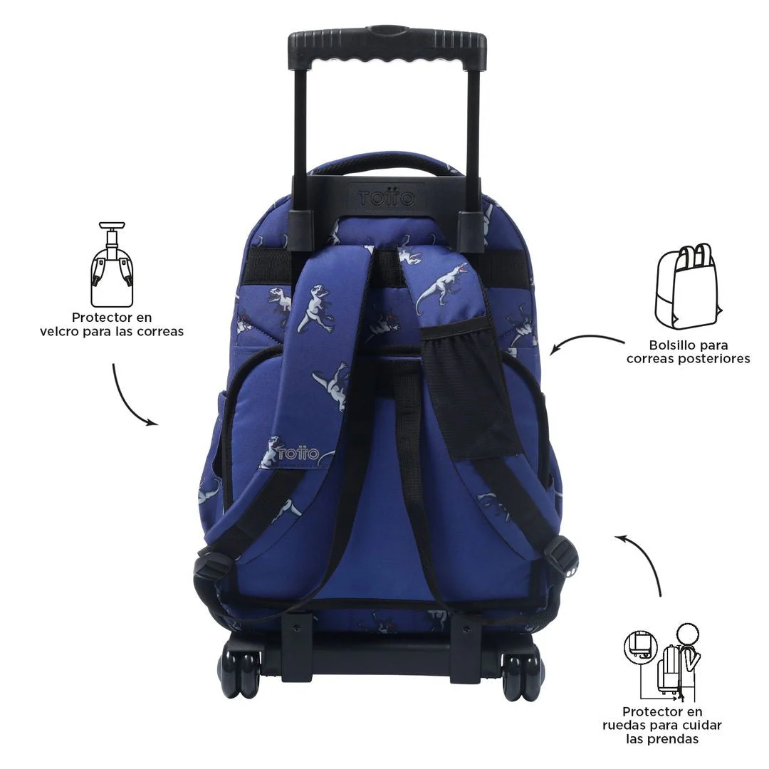 TOTTO Mochila escolar con ruedas – Renglones - 9JB - Image 5