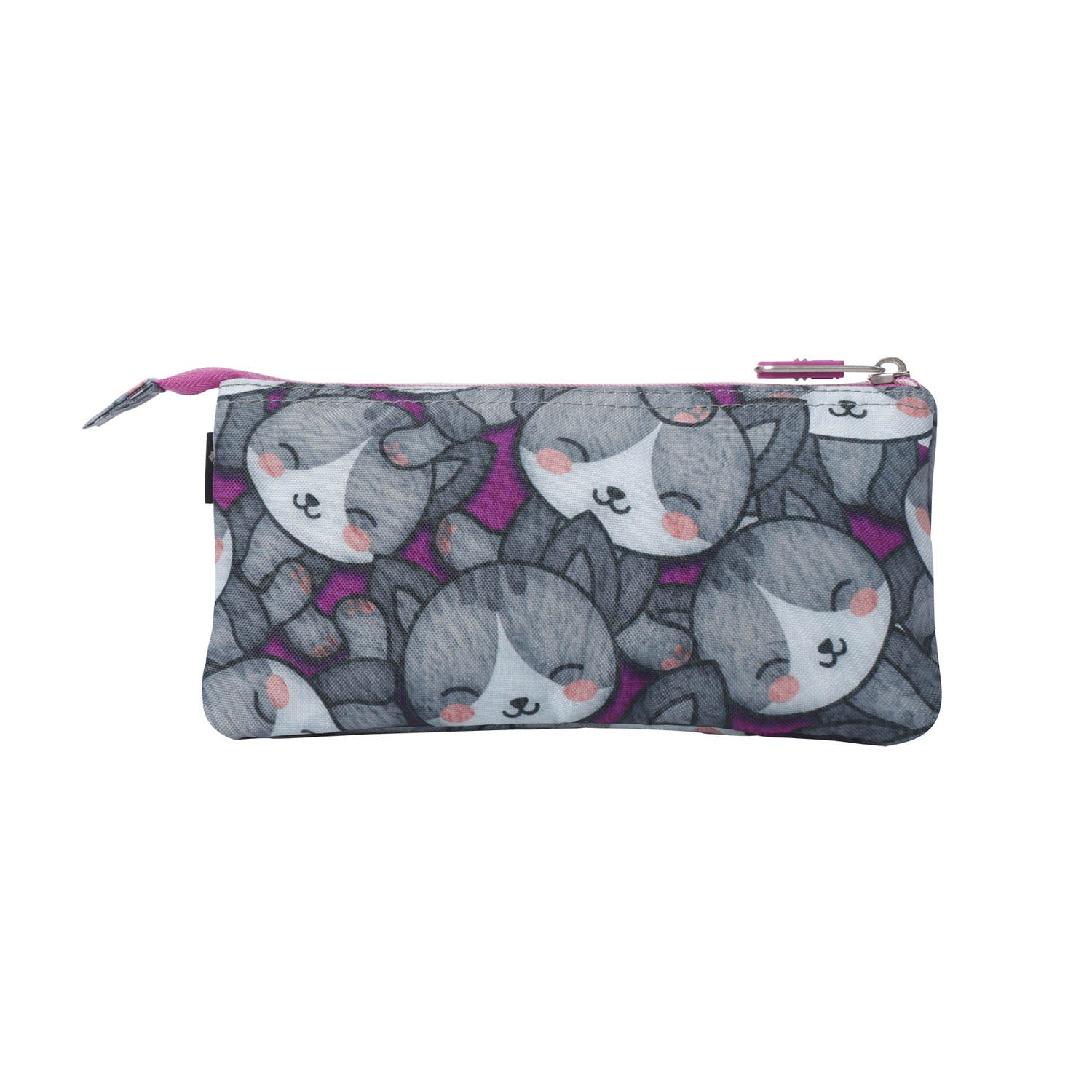 TOTTO Mochila escolar con ruedas Renglones + Estuche Tablero - 7YI Kitten Rose - Image 6