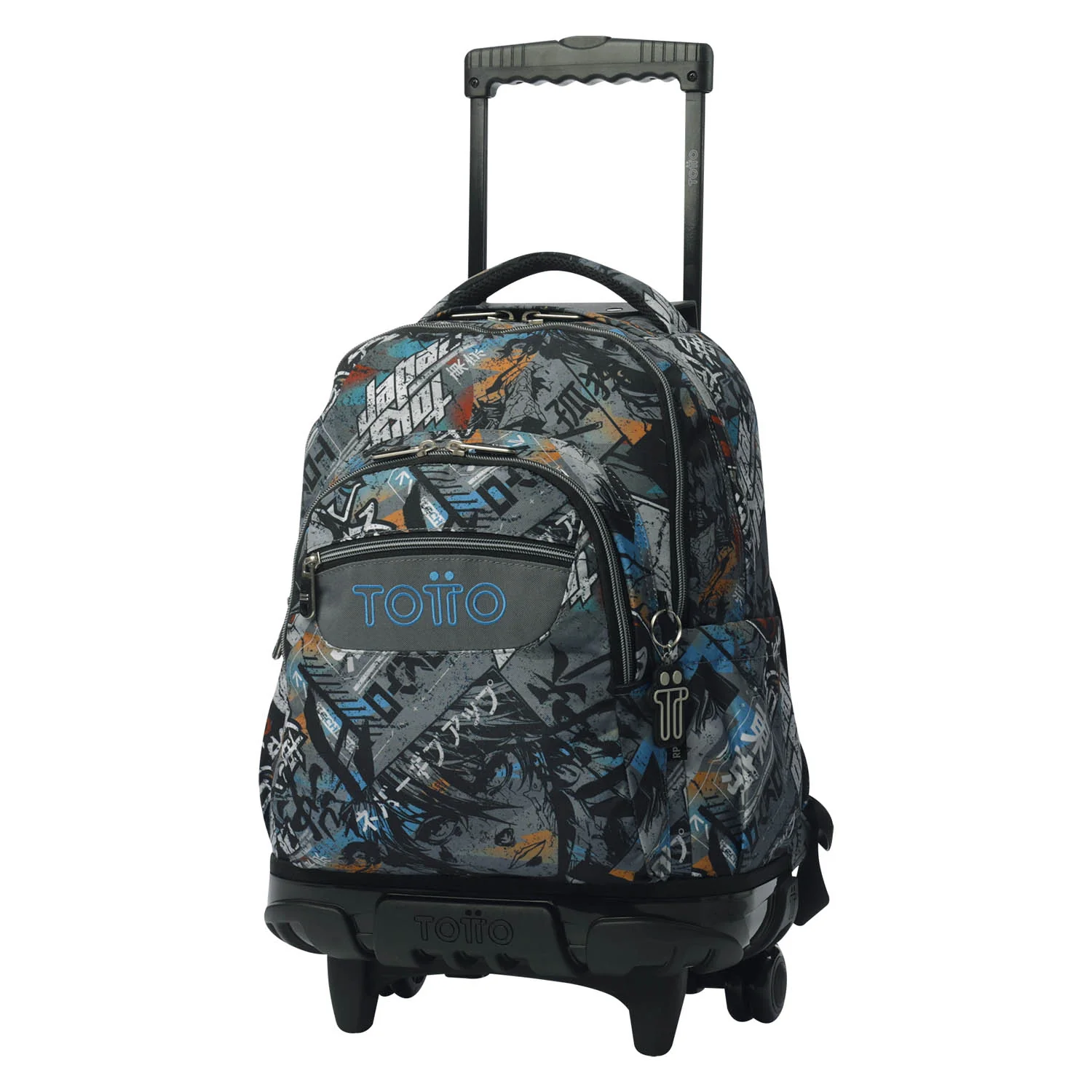 TOTTO Mochila escolar con ruedas Renglones + Estuche Tablero - 7YL Okubo - Image 4