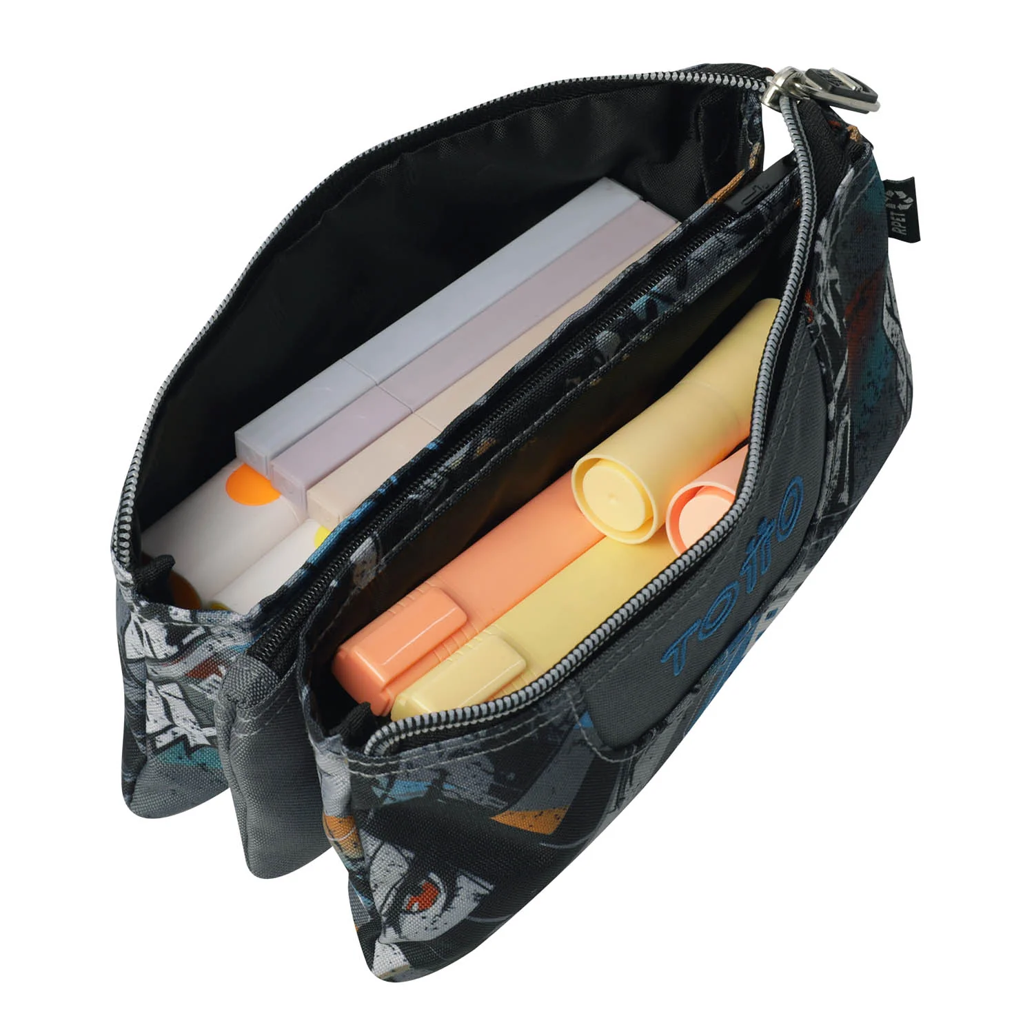 TOTTO Mochila escolar con ruedas Renglones + Estuche Tablero - 7YL Okubo - Image 8