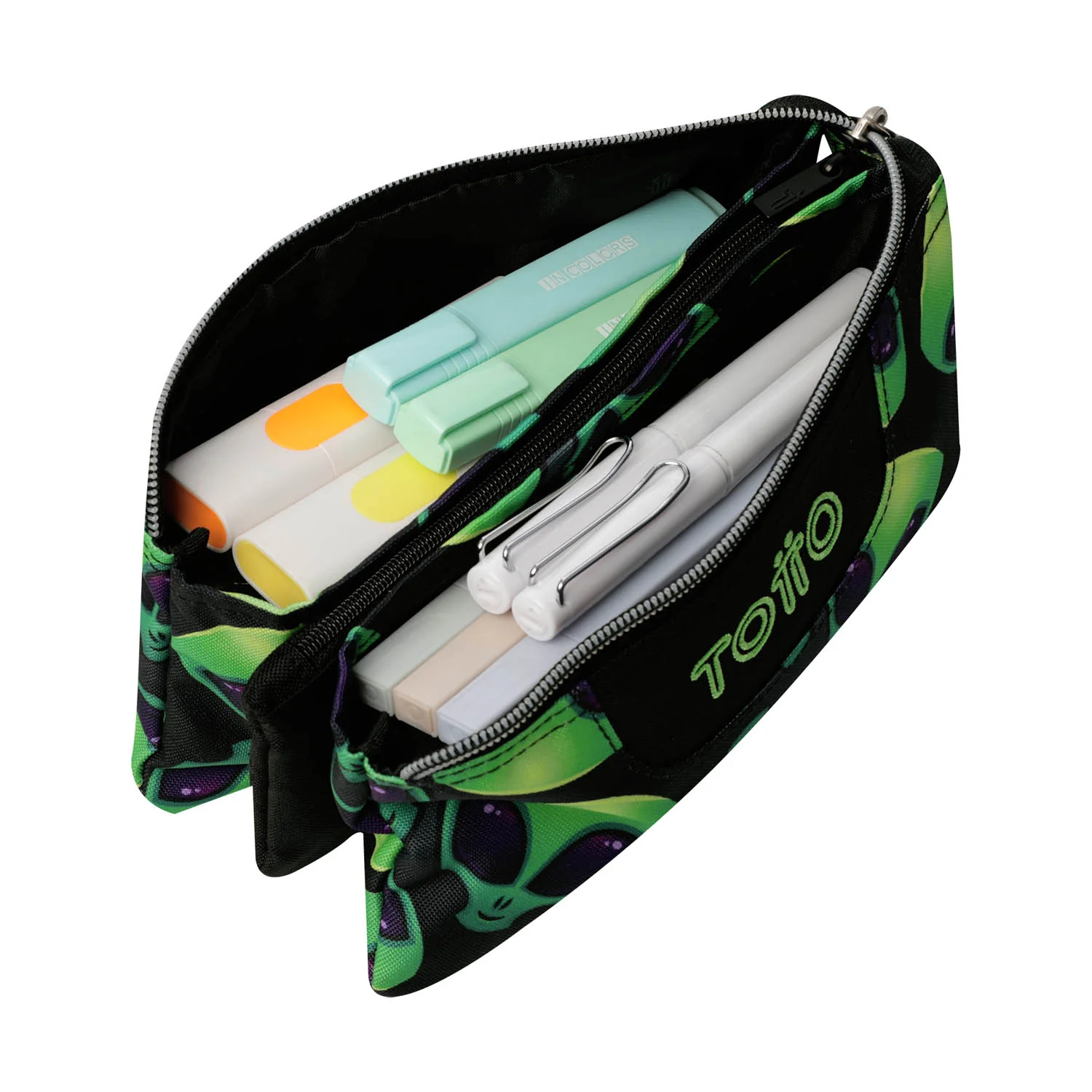 TOTTO Mochila escolar con ruedas Renglones + Estuche Tablero - 6DS Ali - Image 11