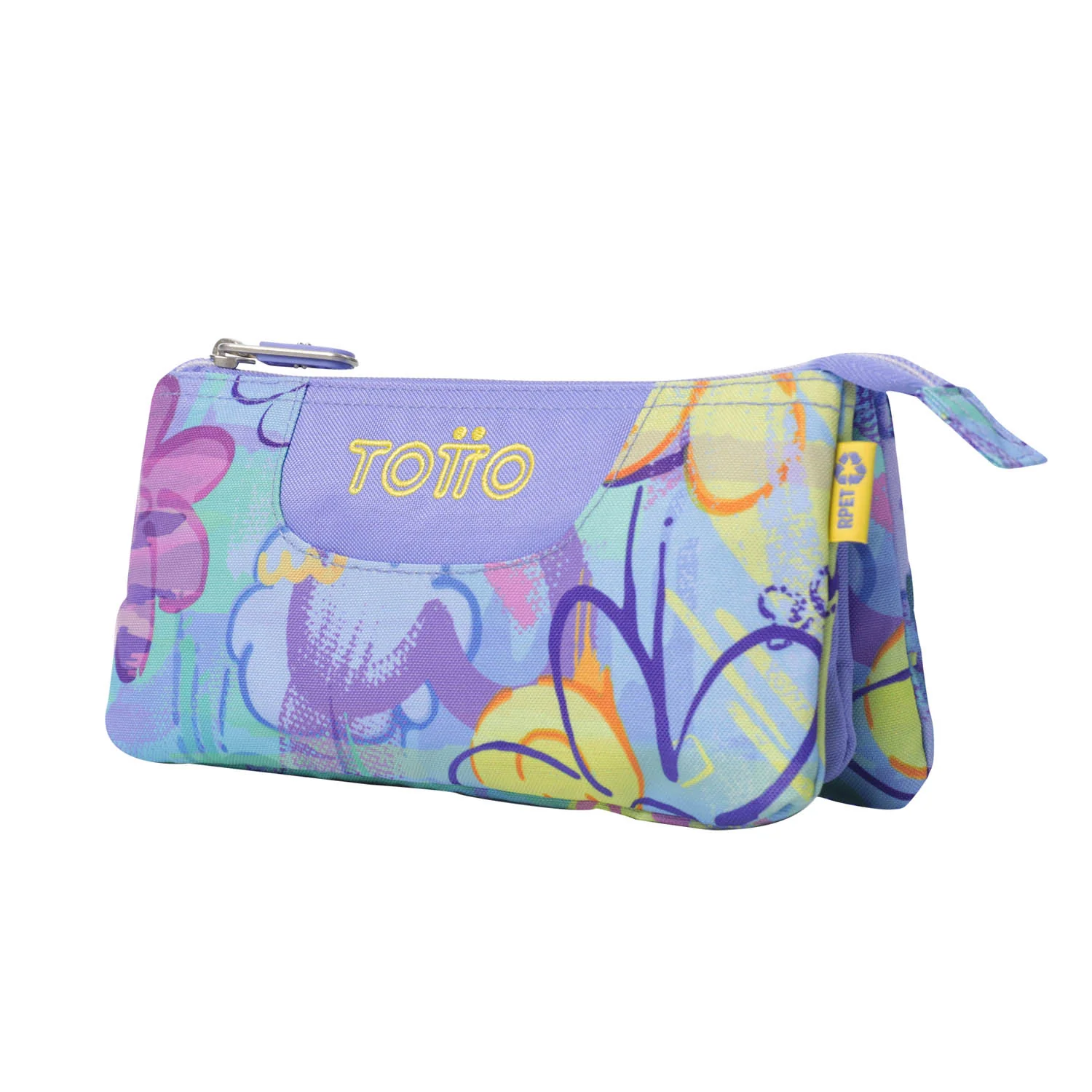 TOTTO Mochila escolar con ruedas Renglones + Estuche Tablero - 5Q8 Grafily - Image 5